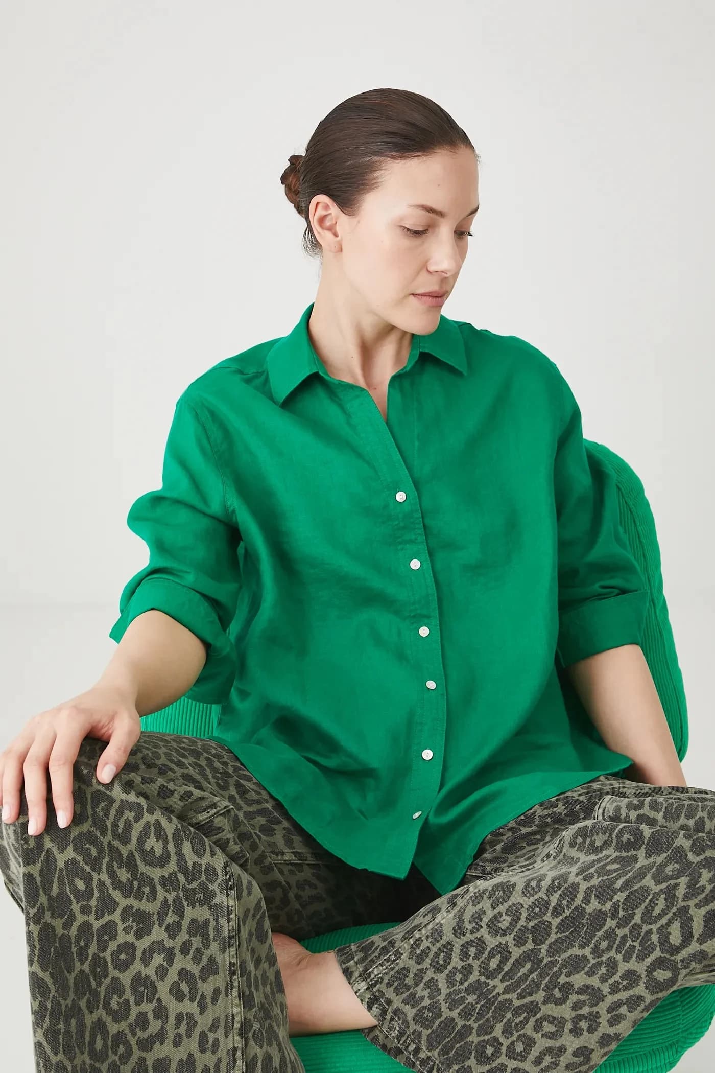 Льняная рубашка