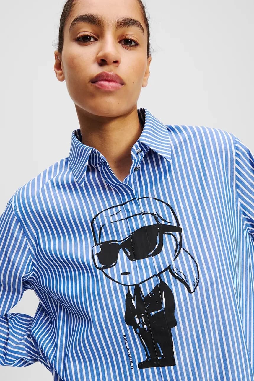 рубашка IKON из хлопка - фото 3