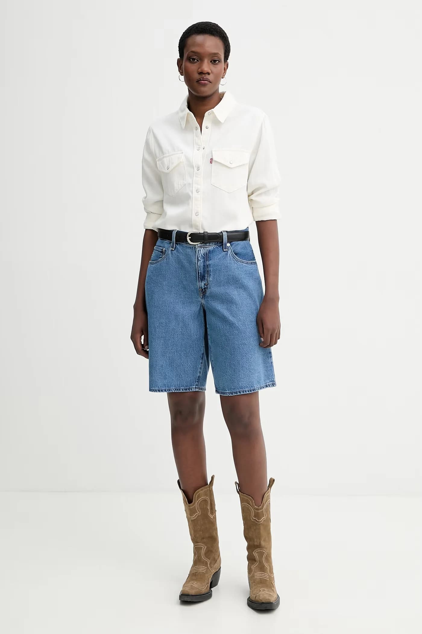 джинсовая рубашка ICONIC WESTERN - фото 2