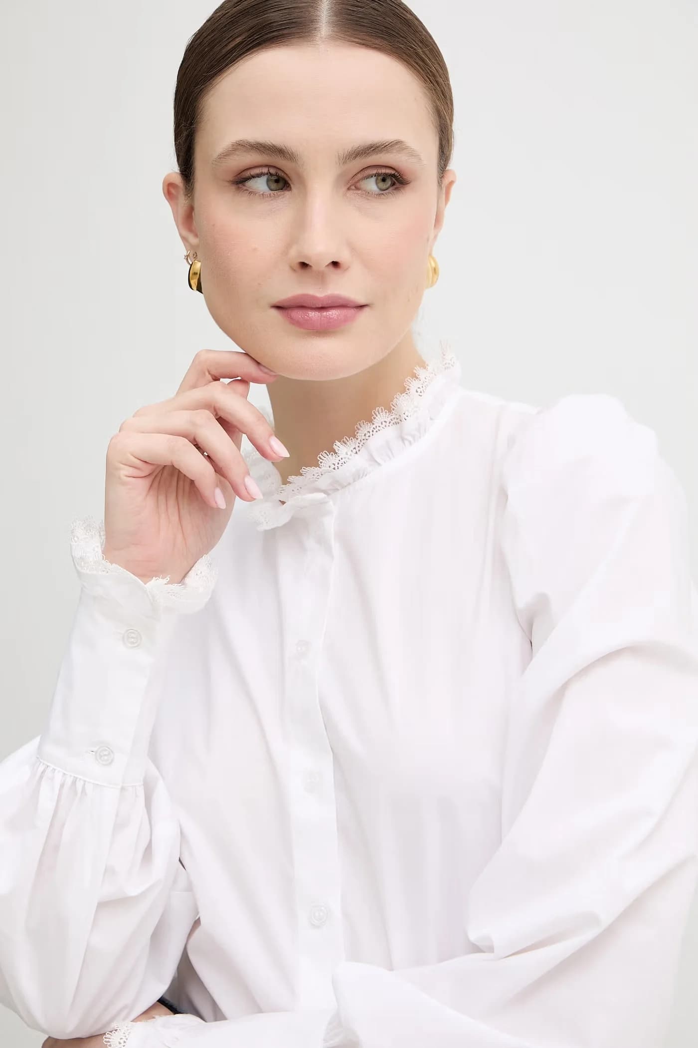 Хлопковая рубашка - фото 4