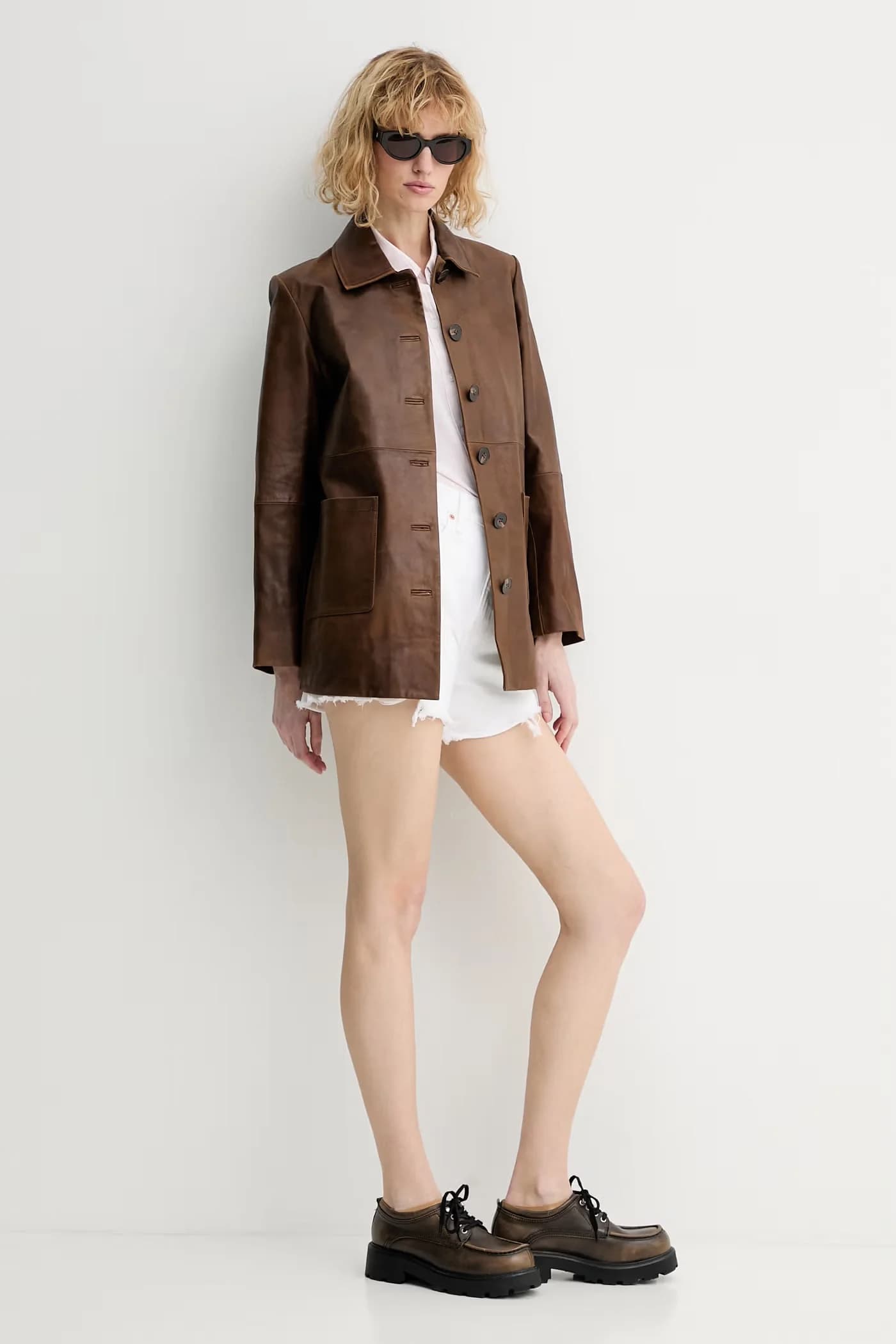 Рубашка NEW CLASSIC FIT BW из смесового льна - фото 2