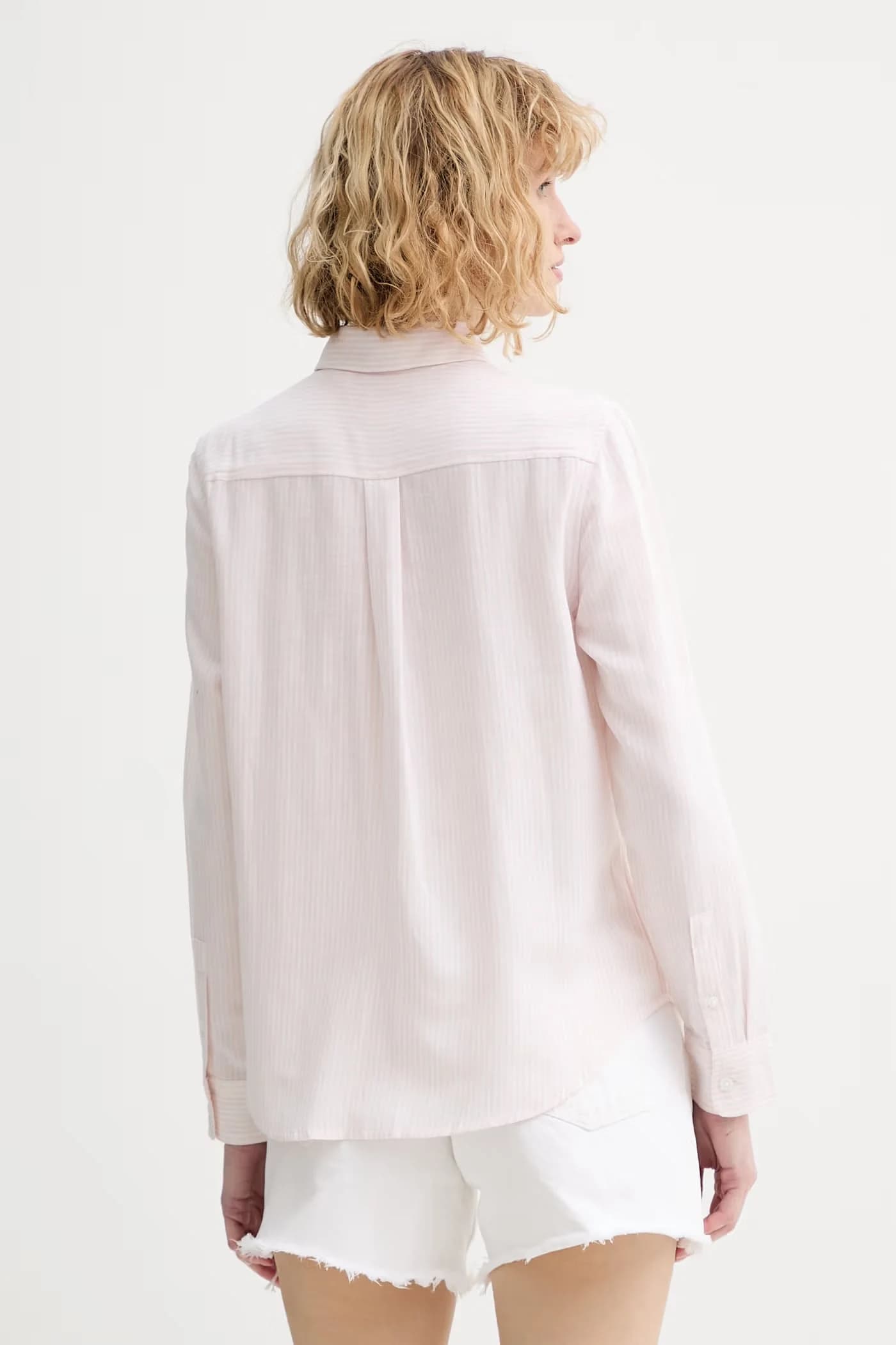 Рубашка NEW CLASSIC FIT BW из смесового льна - фото 3