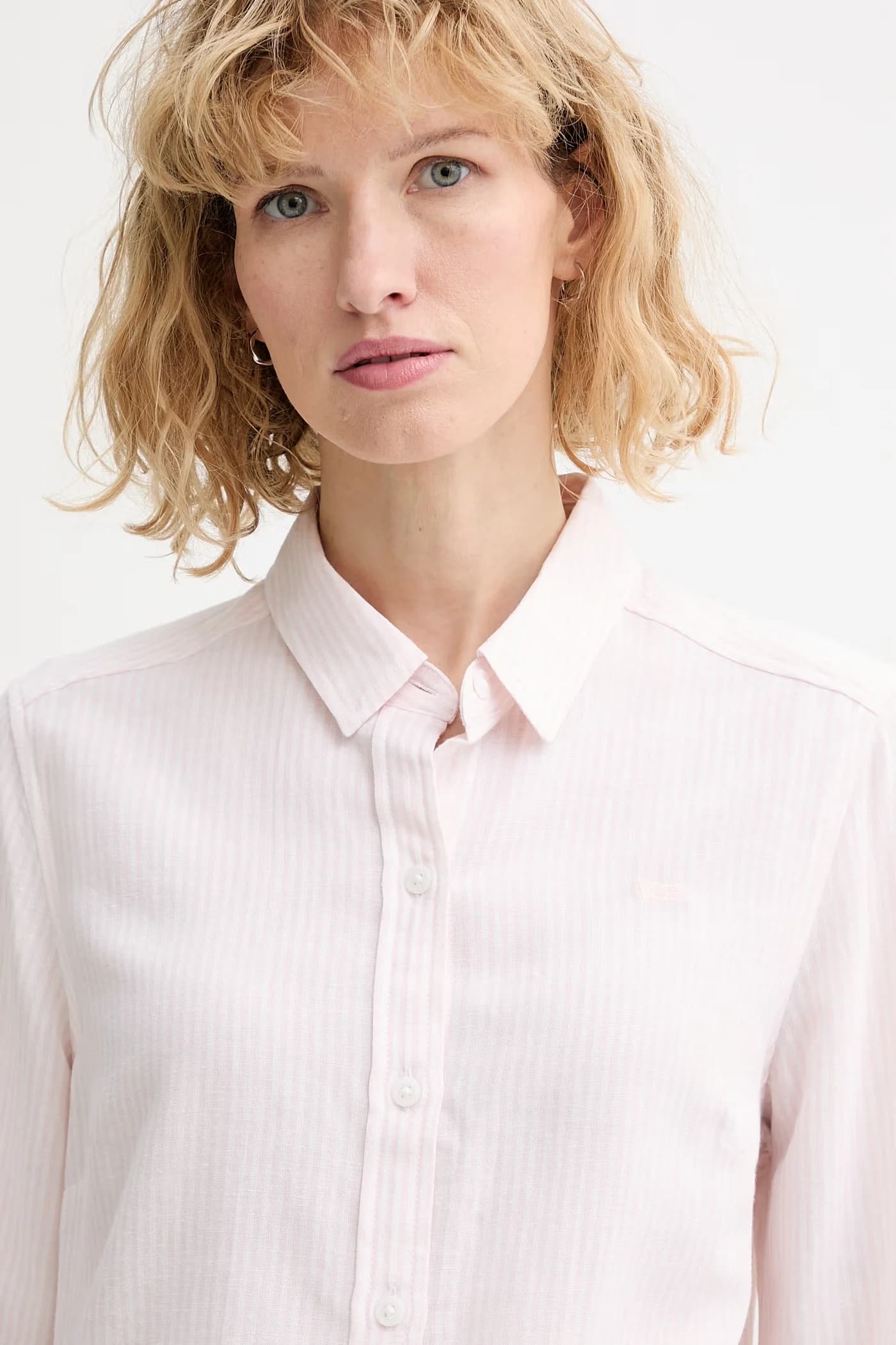 Рубашка NEW CLASSIC FIT BW из смесового льна - фото 4