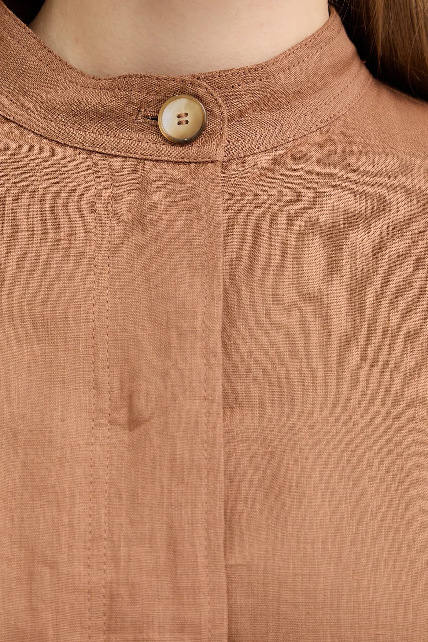 КАЛИБРИ льняная рубашка - фото 5