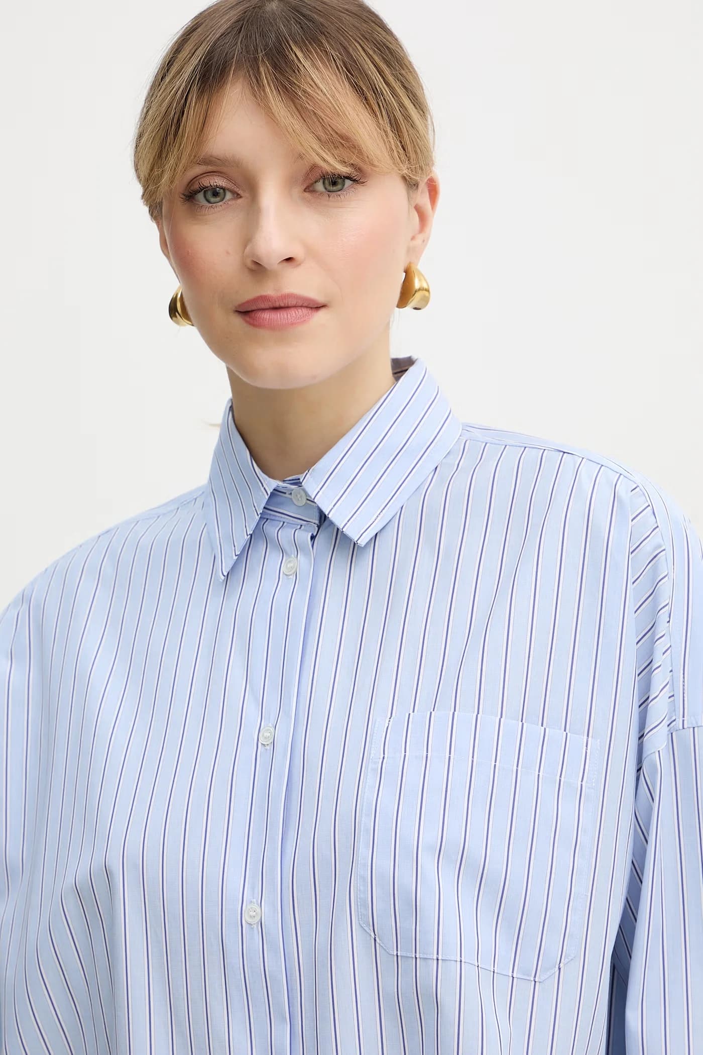 рубашка AUREO из хлопка - фото 4