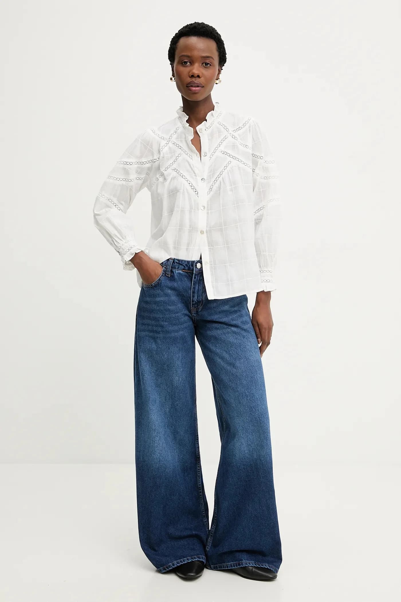 Хлопковая рубашка - фото 2