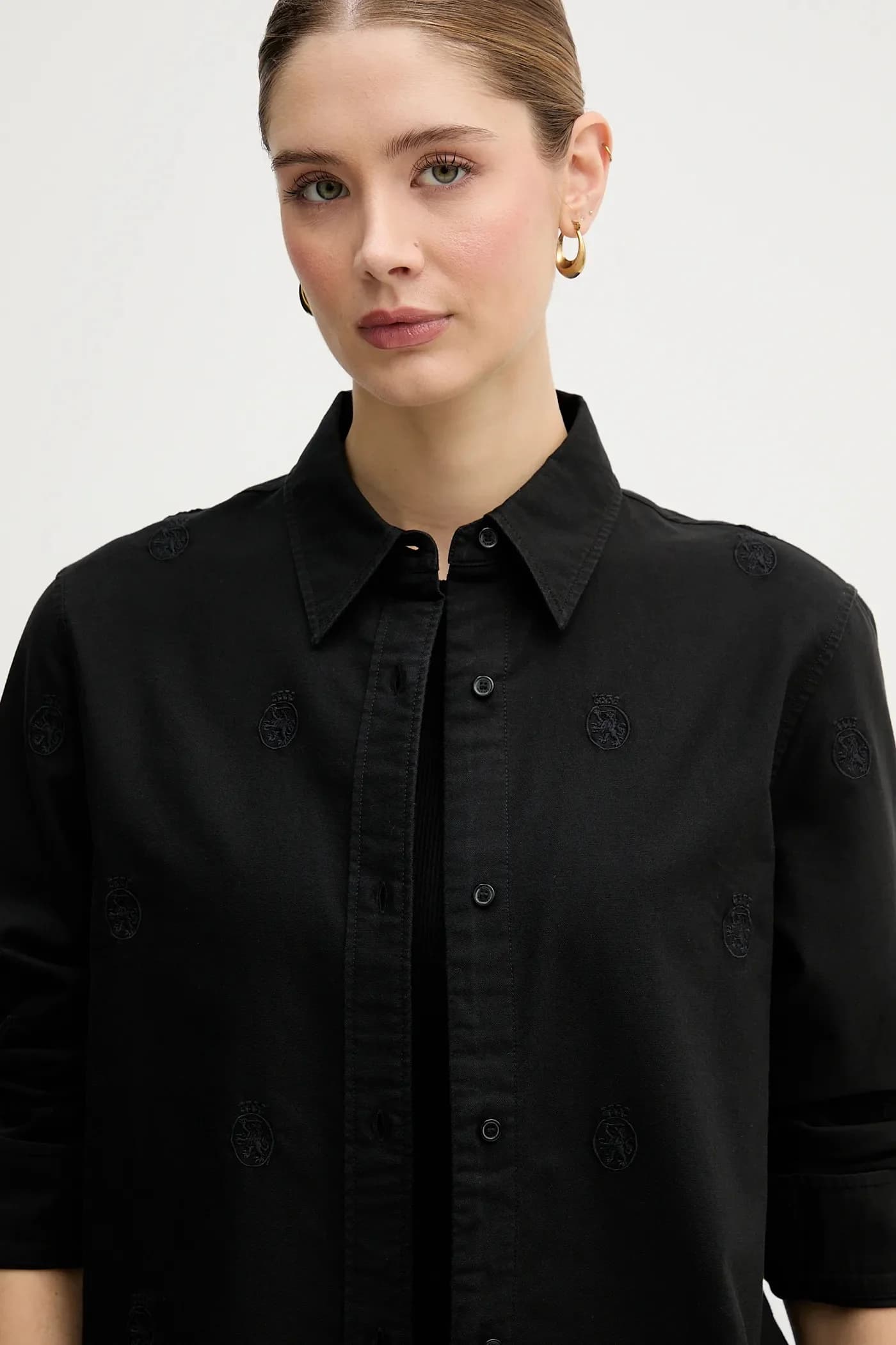 Хлопковая рубашка - фото 4