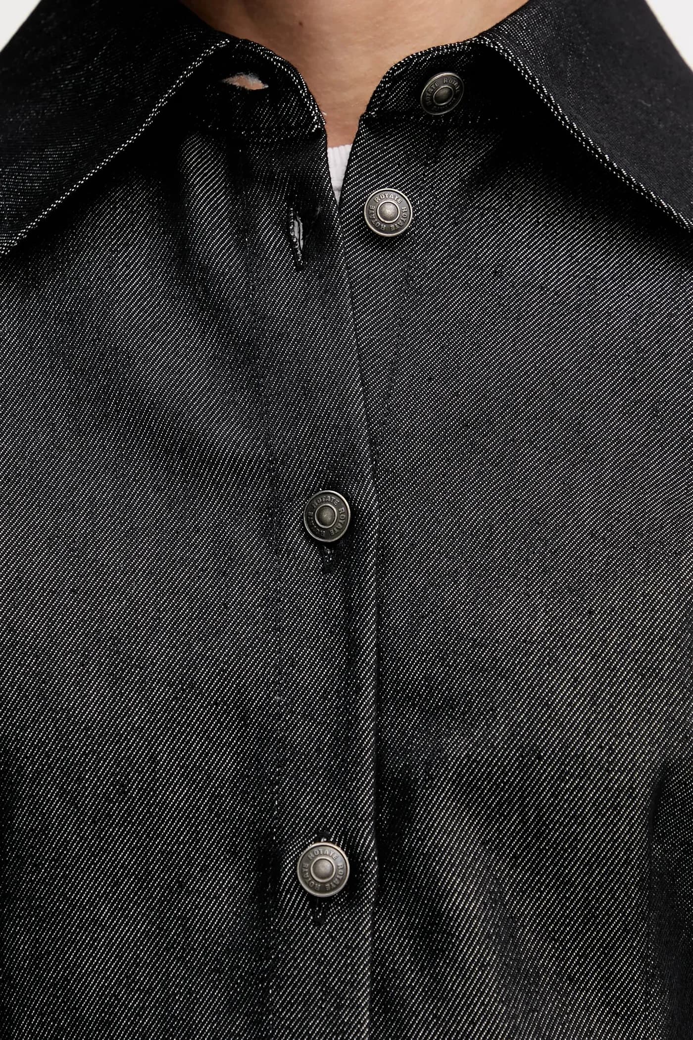 Джинсовая рубашка - фото 5