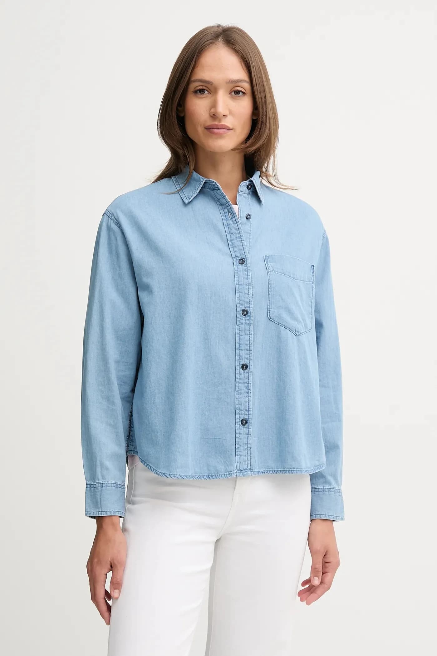 Джинсовая рубашка