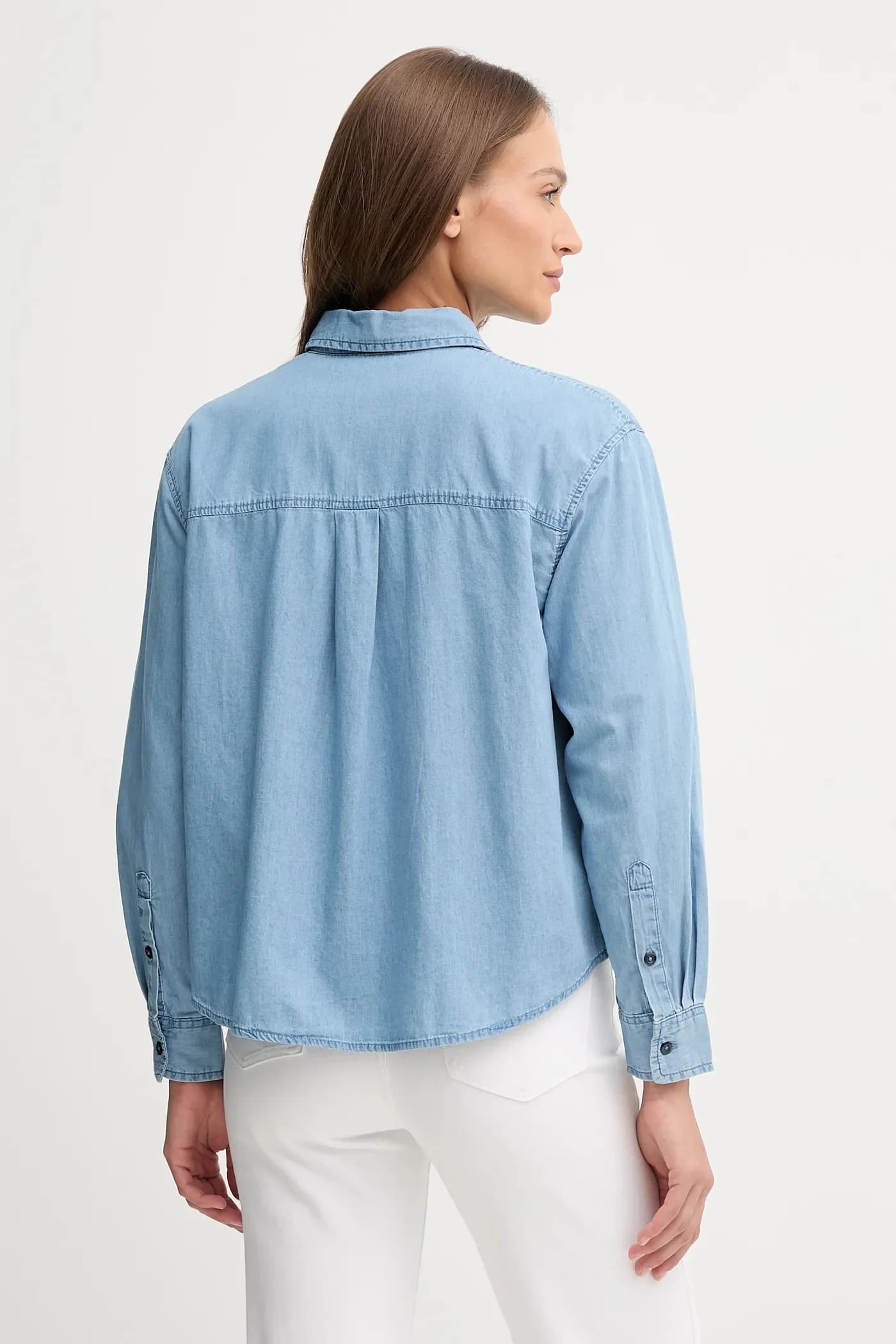 Джинсовая рубашка - фото 3