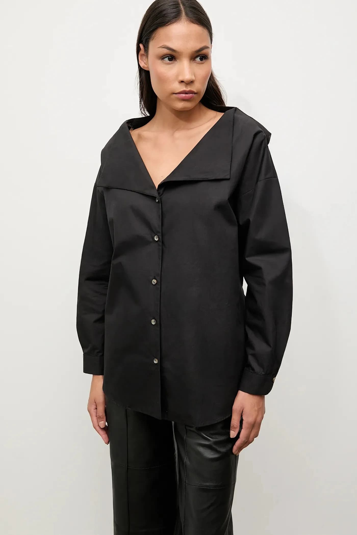 Хлопковая рубашка - фото 3