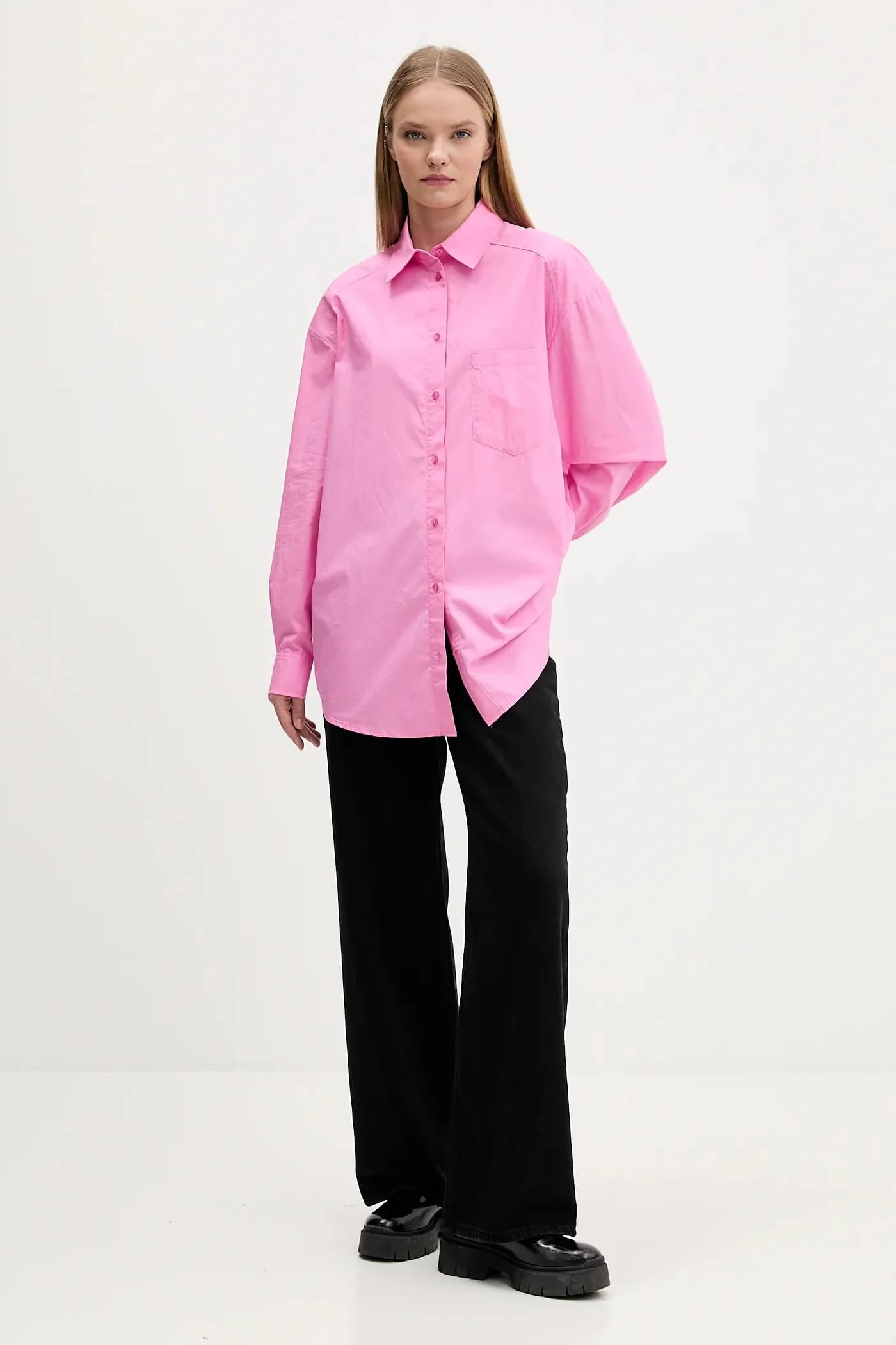 рубашка из хлопка для девочек - фото 2