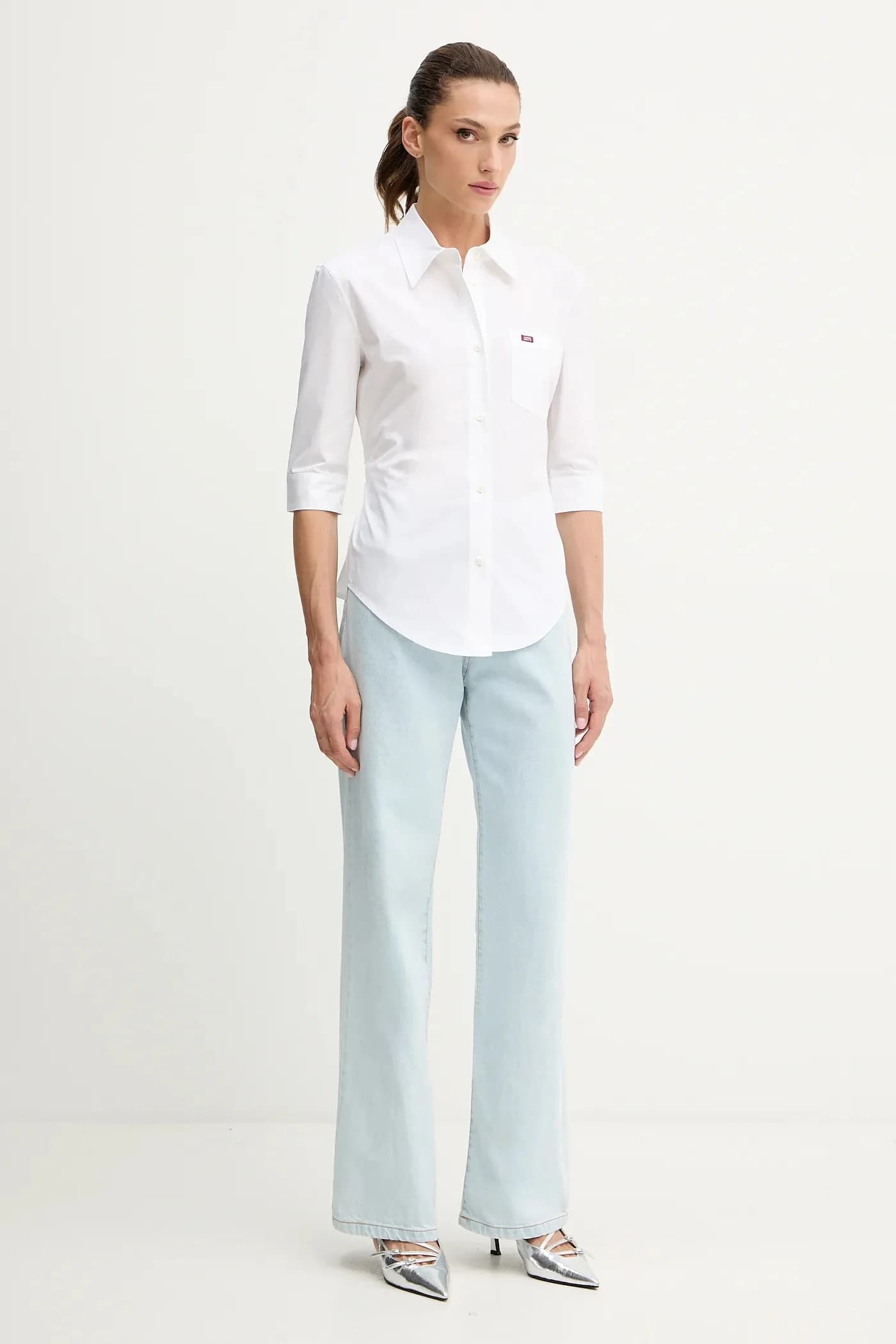 Хлопковая рубашка - фото 2