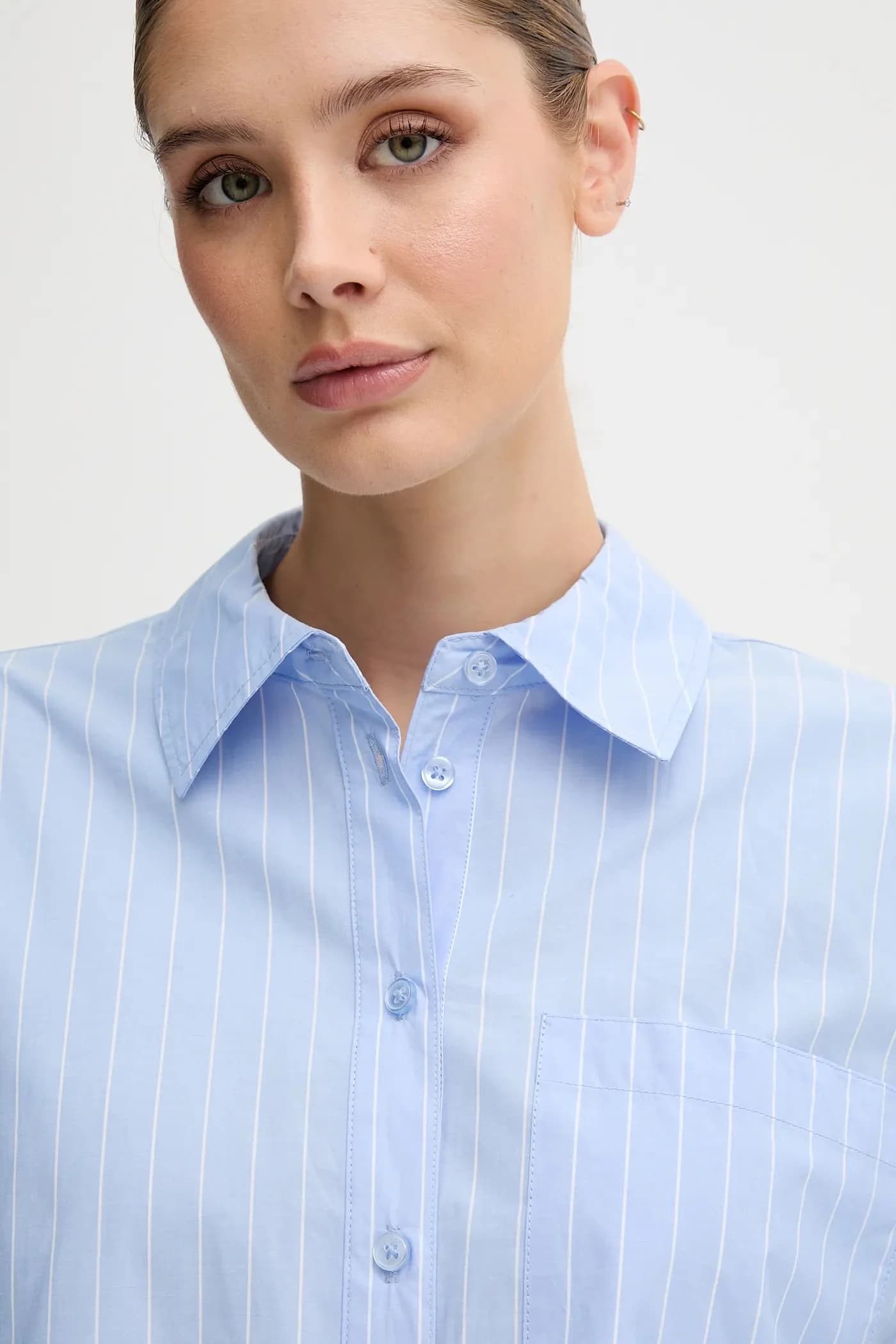 Хлопковая рубашка - фото 4