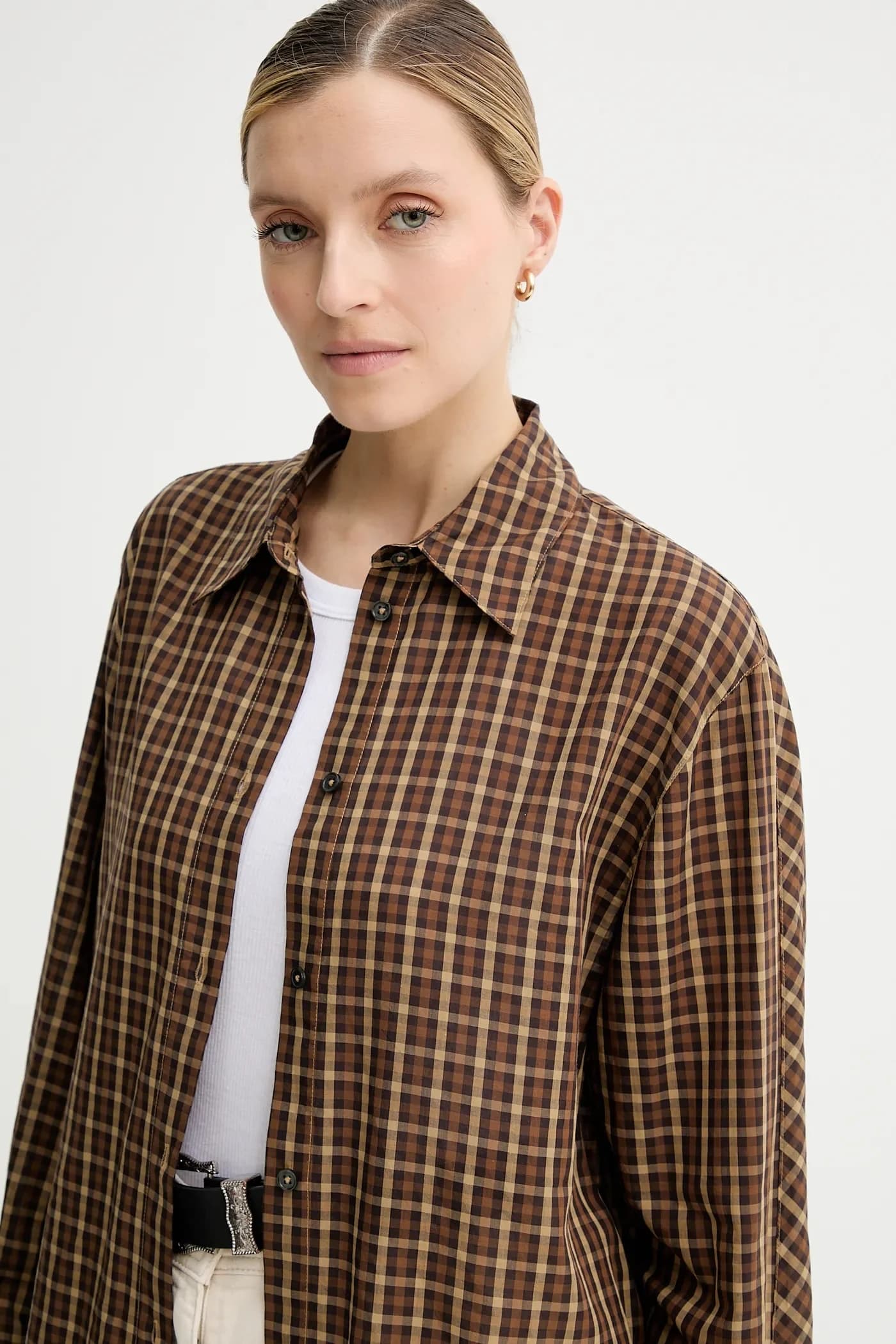 Хлопковая рубашка - фото 4