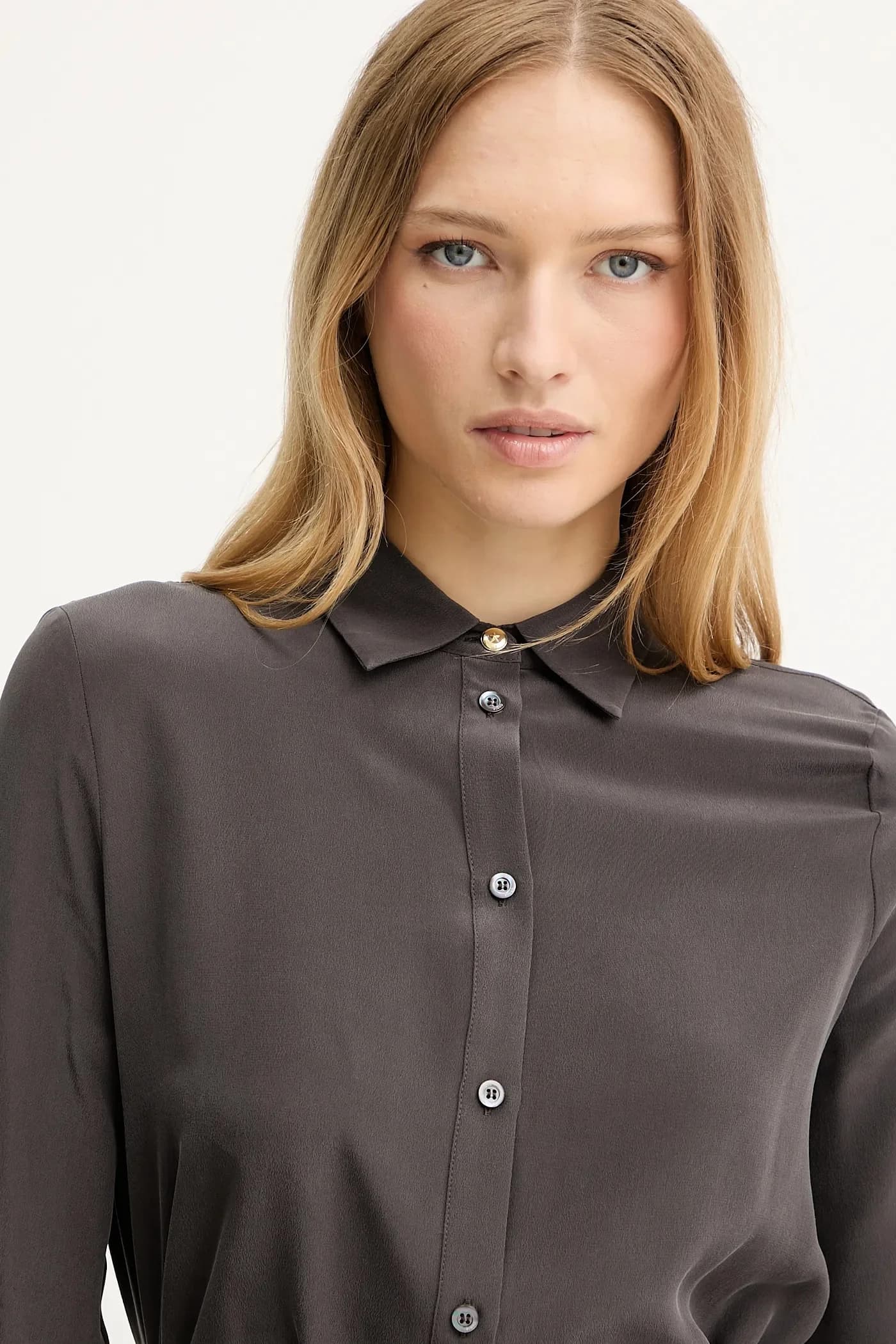 Шелковая рубашка - фото 4