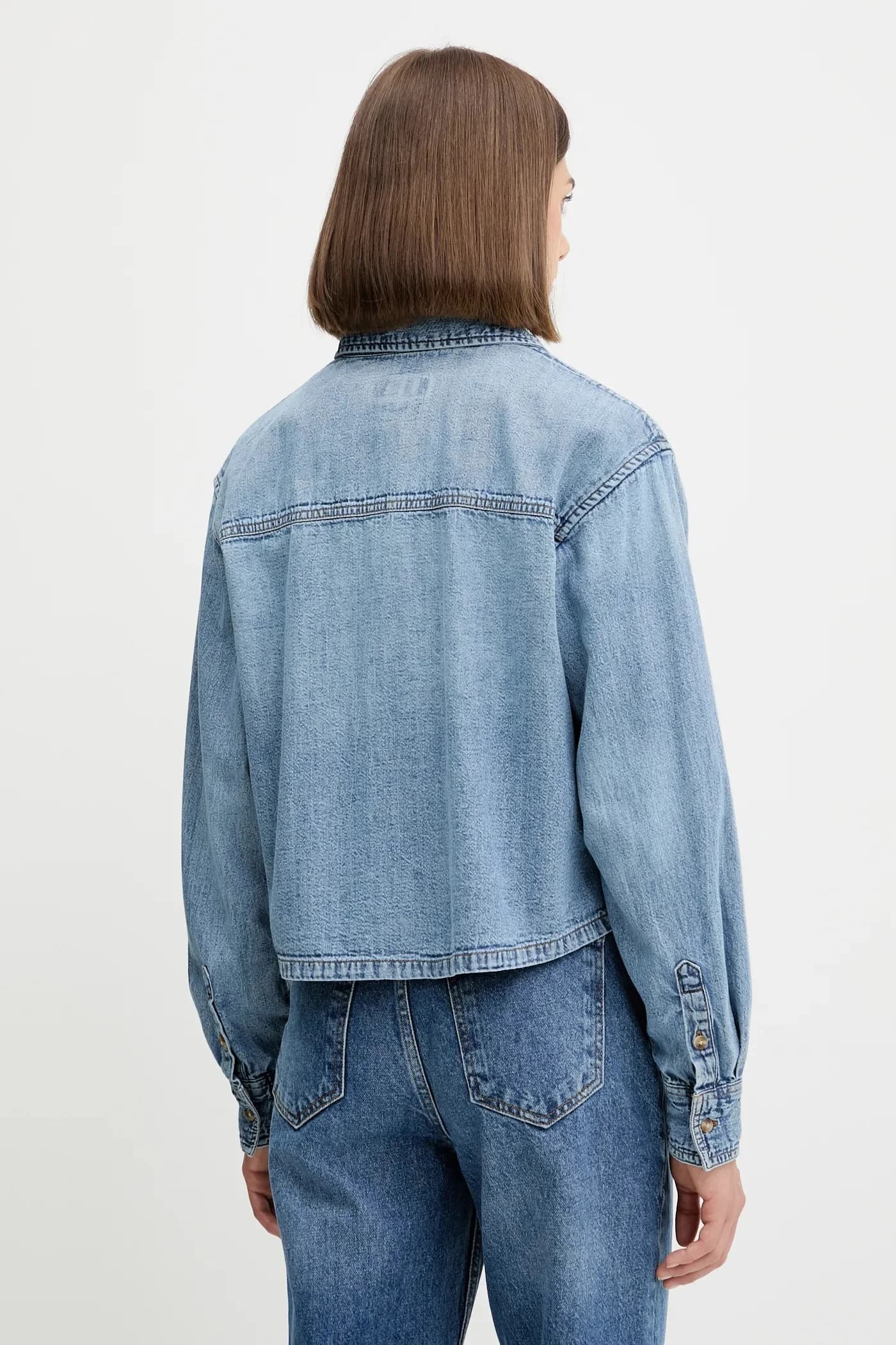 Джинсовая рубашка - фото 3