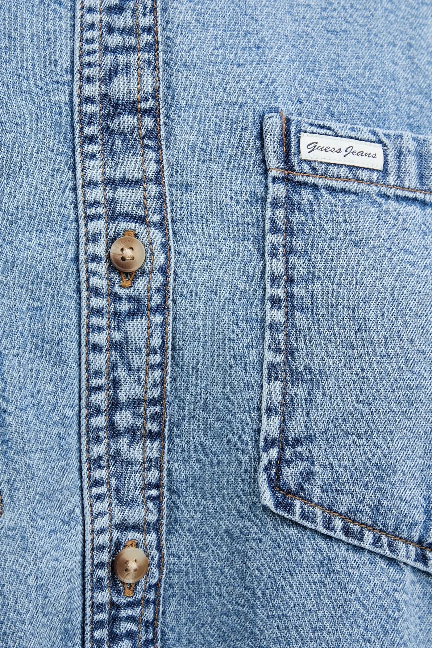 Джинсовая рубашка - фото 5