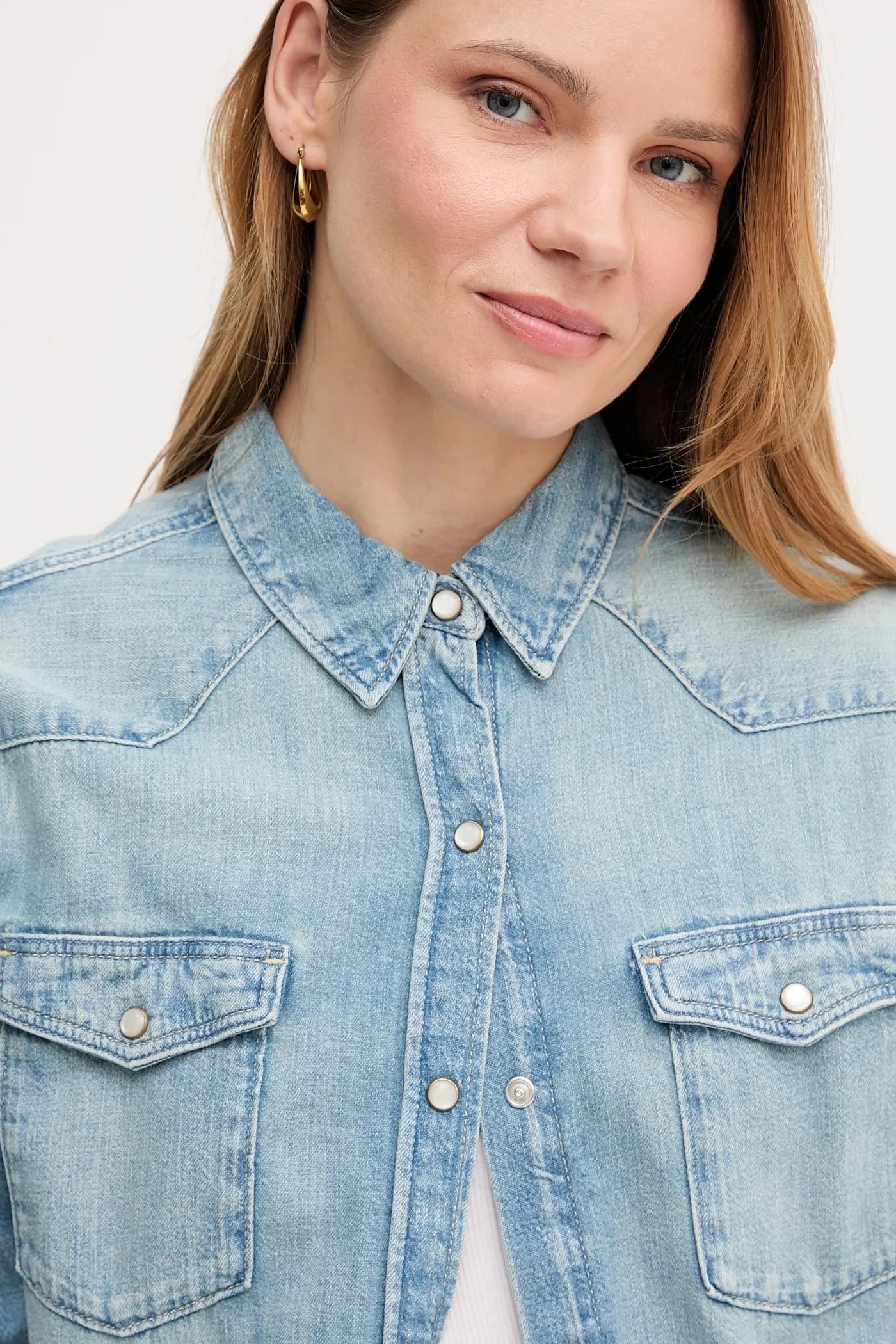 Джинсовая рубашка - фото 4