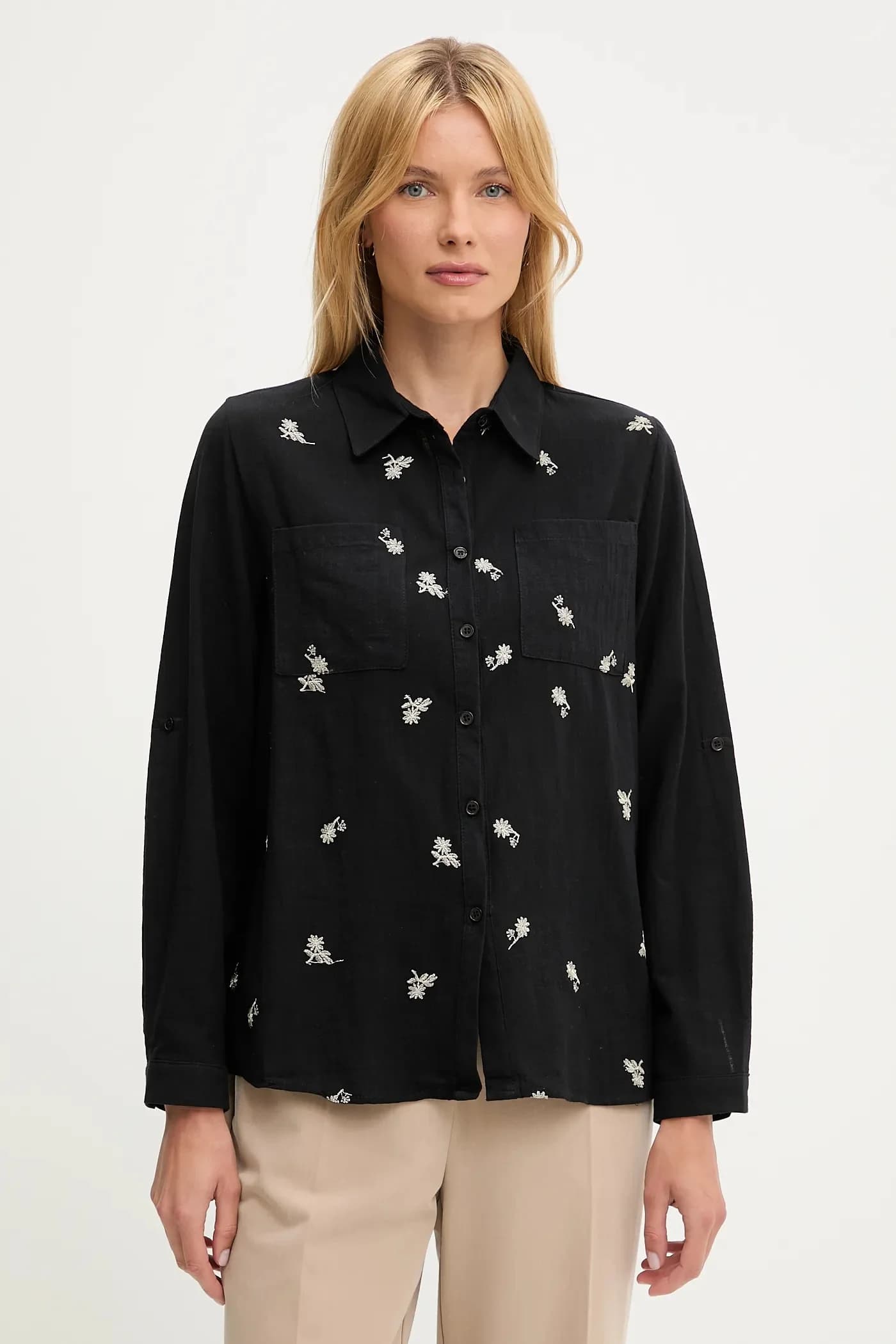 Хлопковая рубашка - фото 4