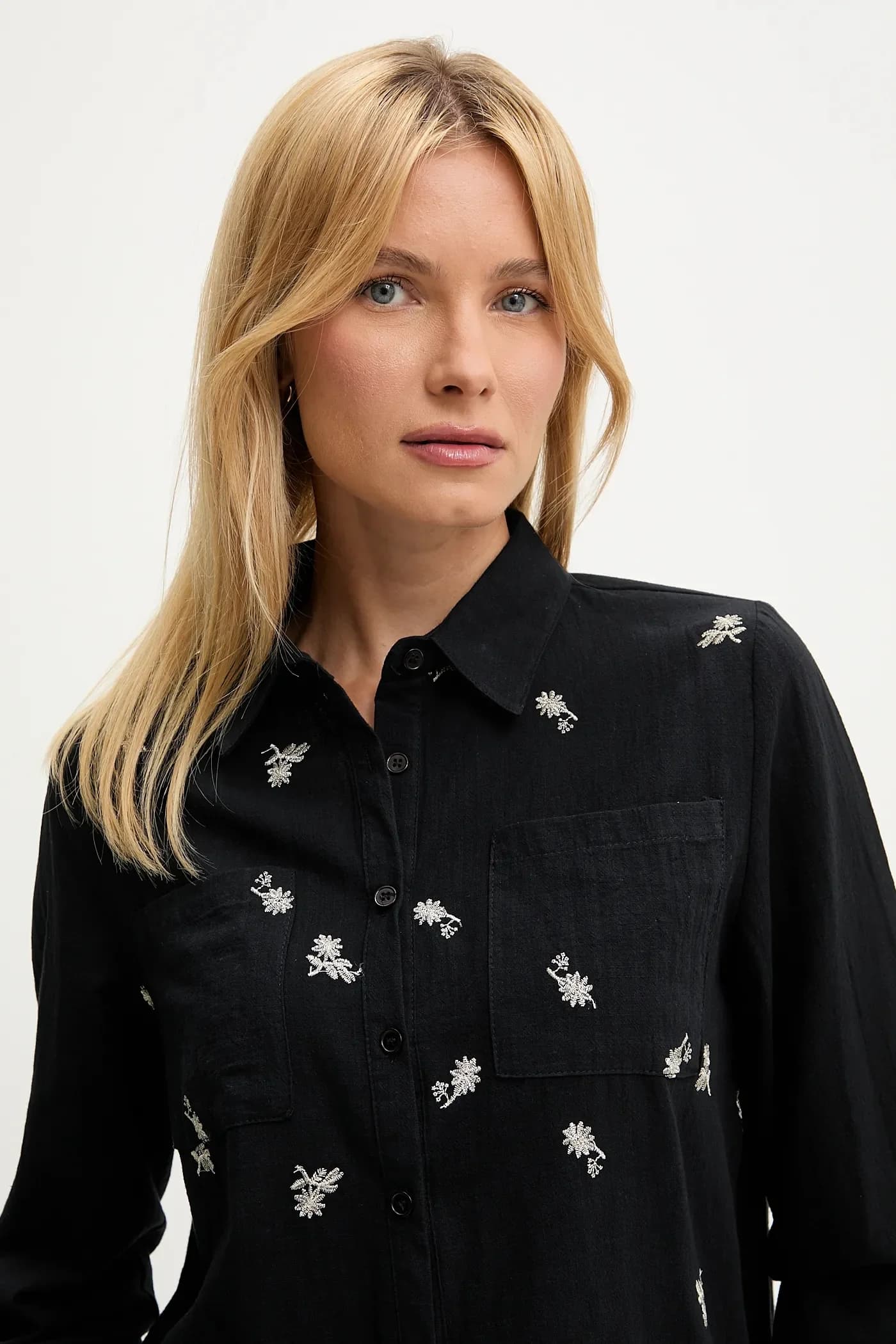 Хлопковая рубашка - фото 5