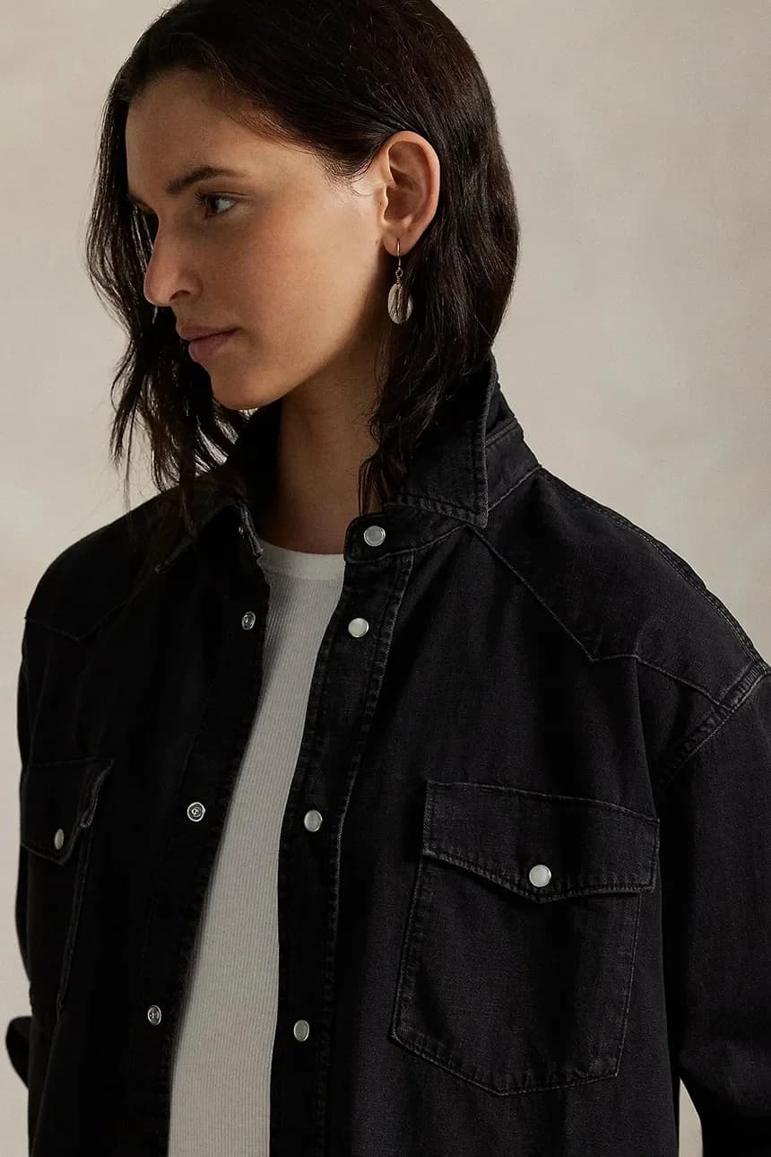 Джинсовая рубашка - фото 4