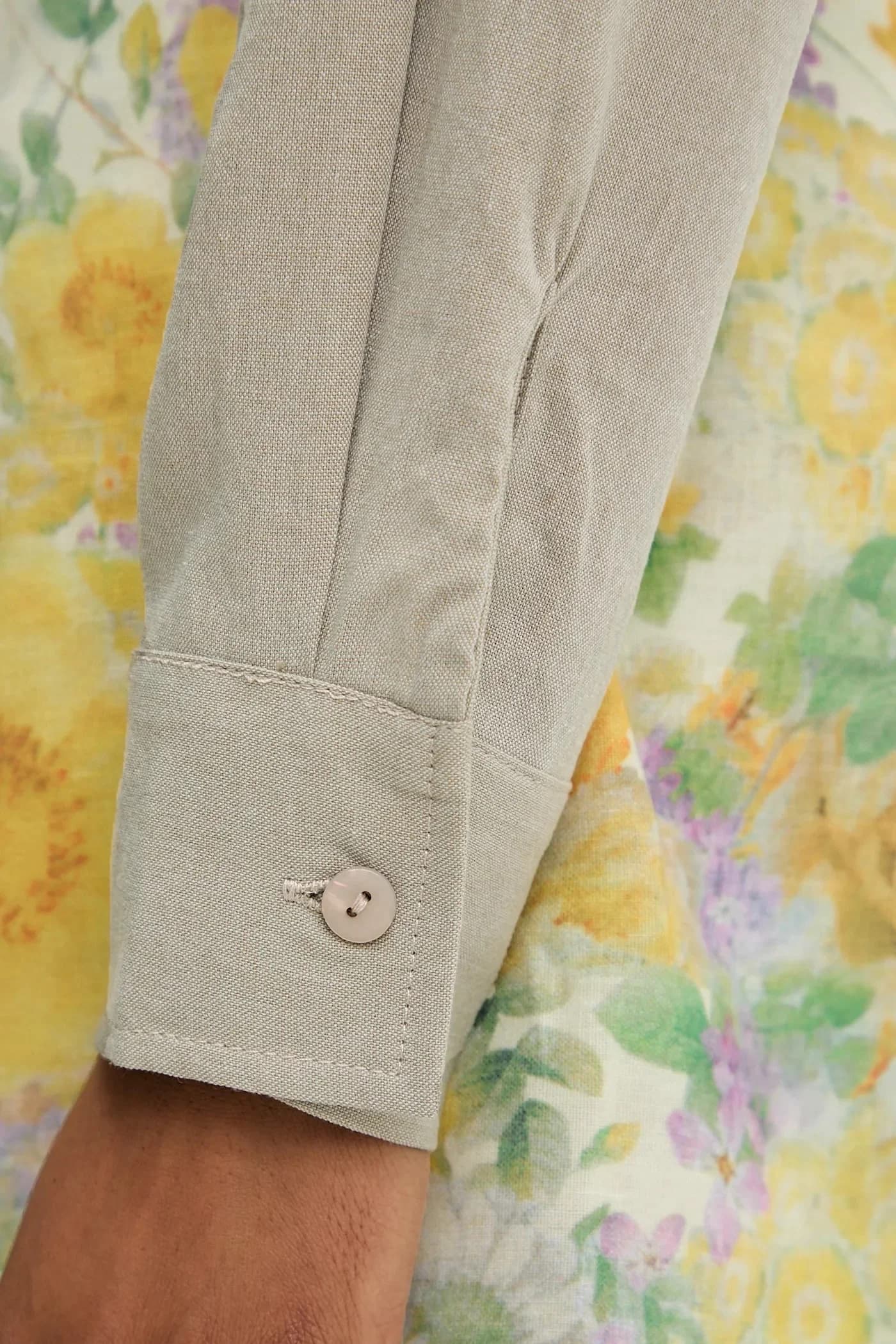 Льняная рубашка - фото 5