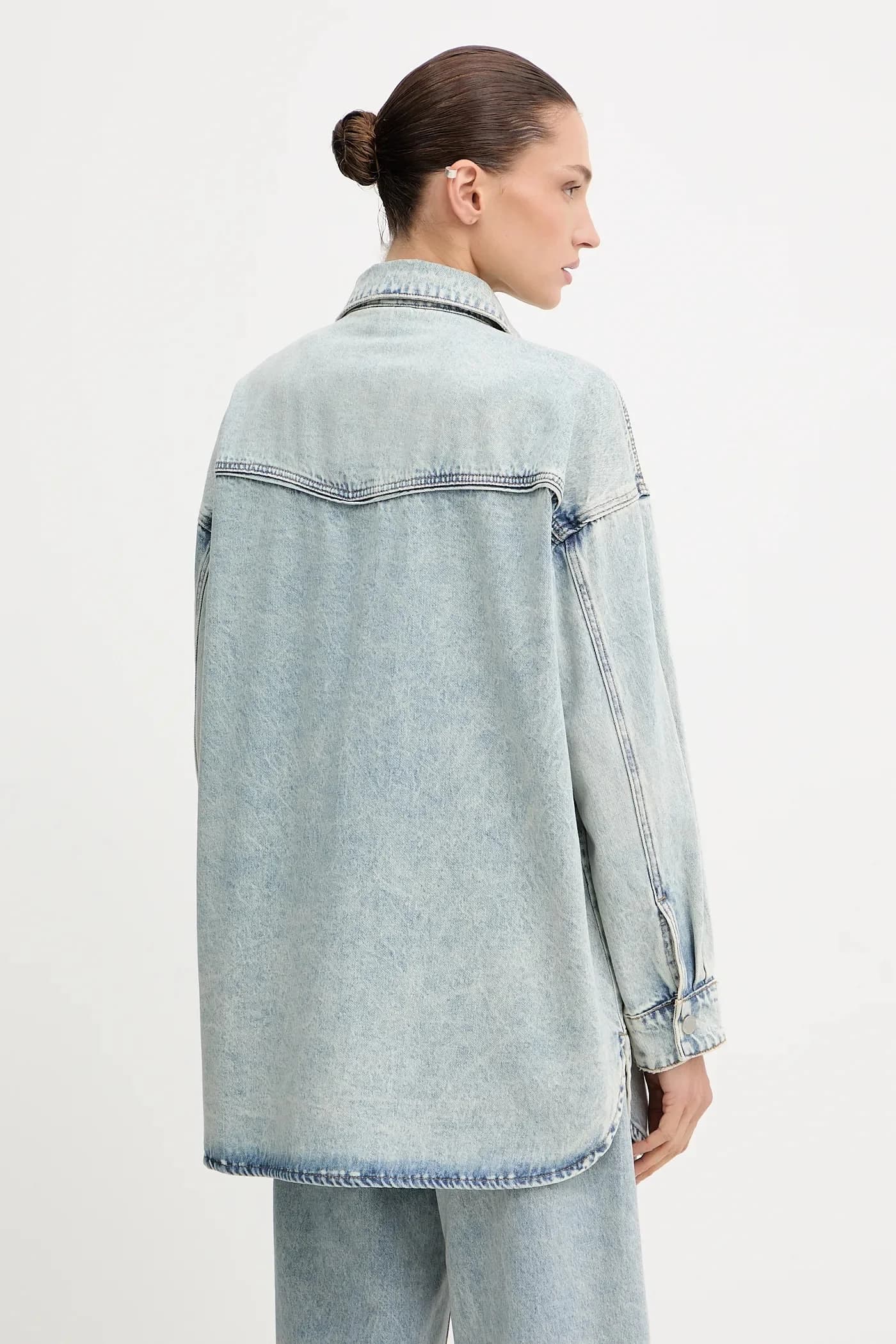 Джинсовая рубашка - фото 3