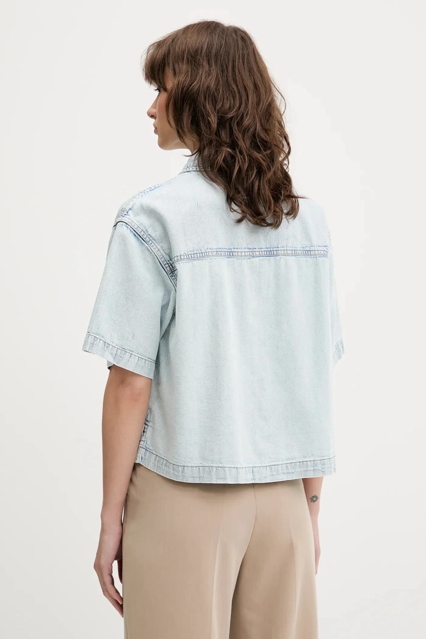 Джинсовая рубашка - фото 3