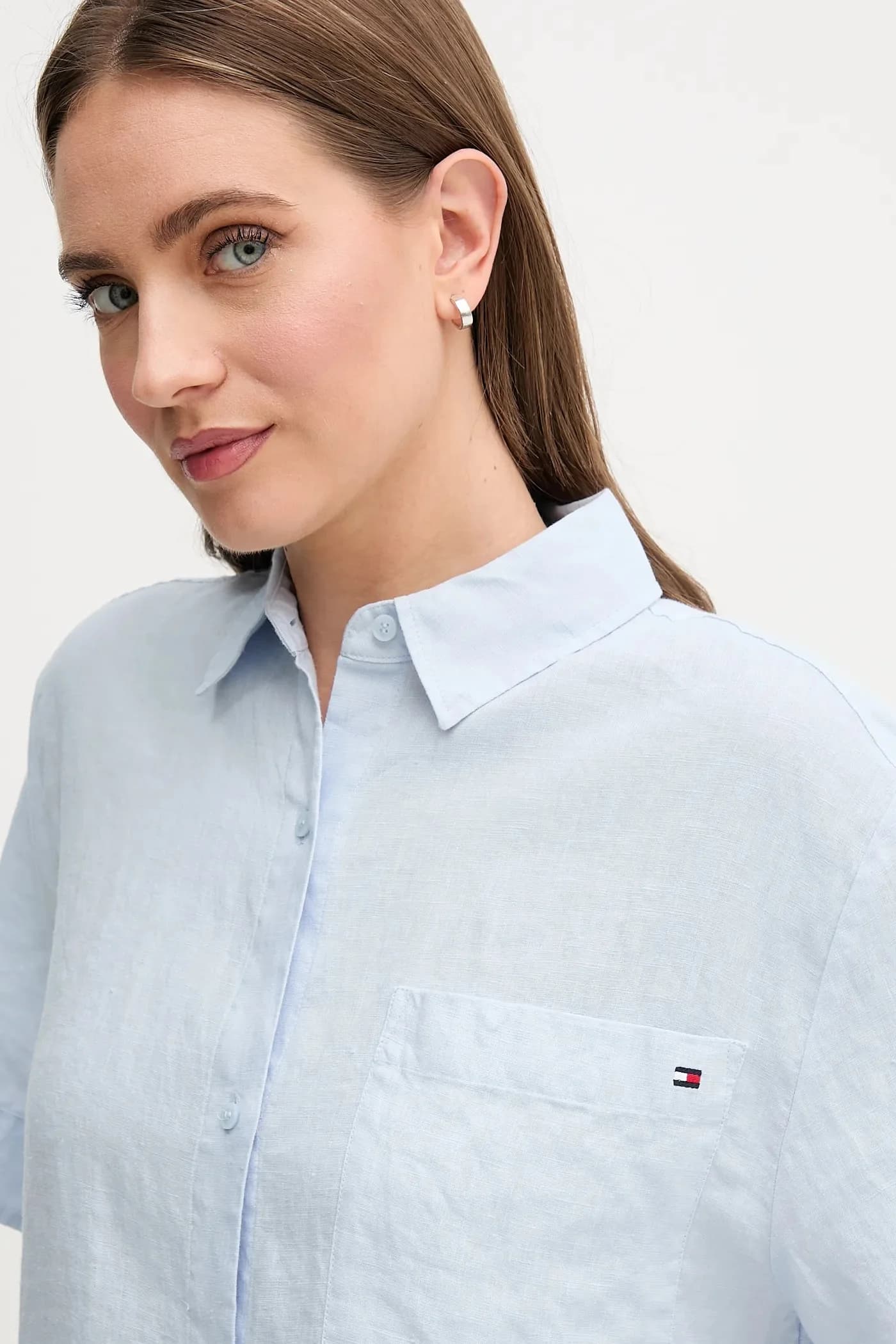 Льняная рубашка - фото 4