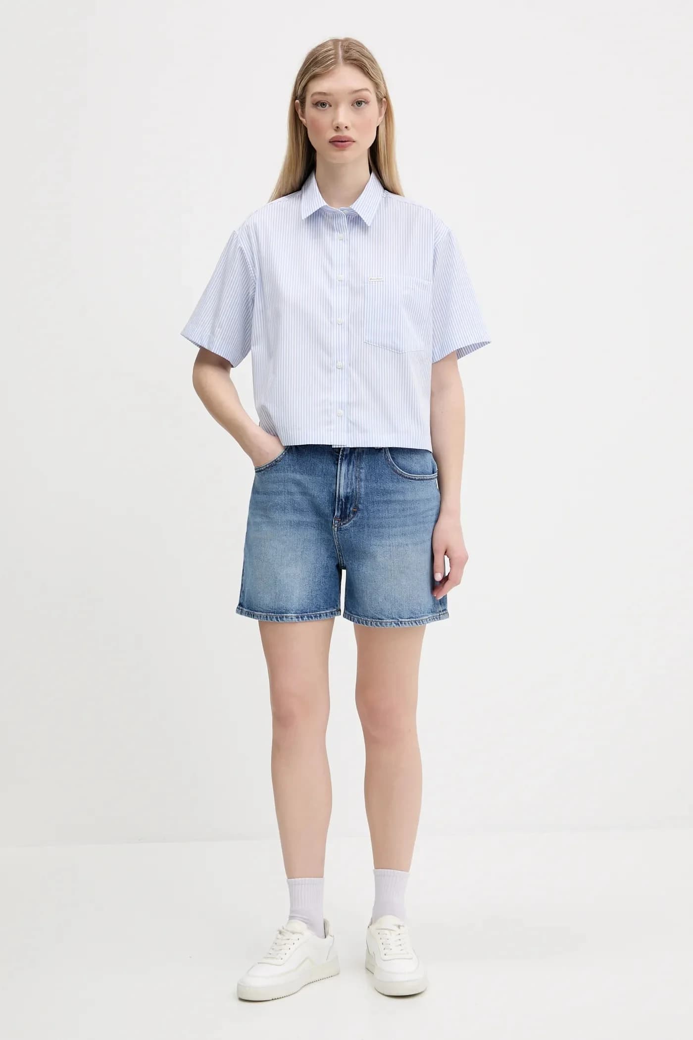 Хлопковая рубашка - фото 2