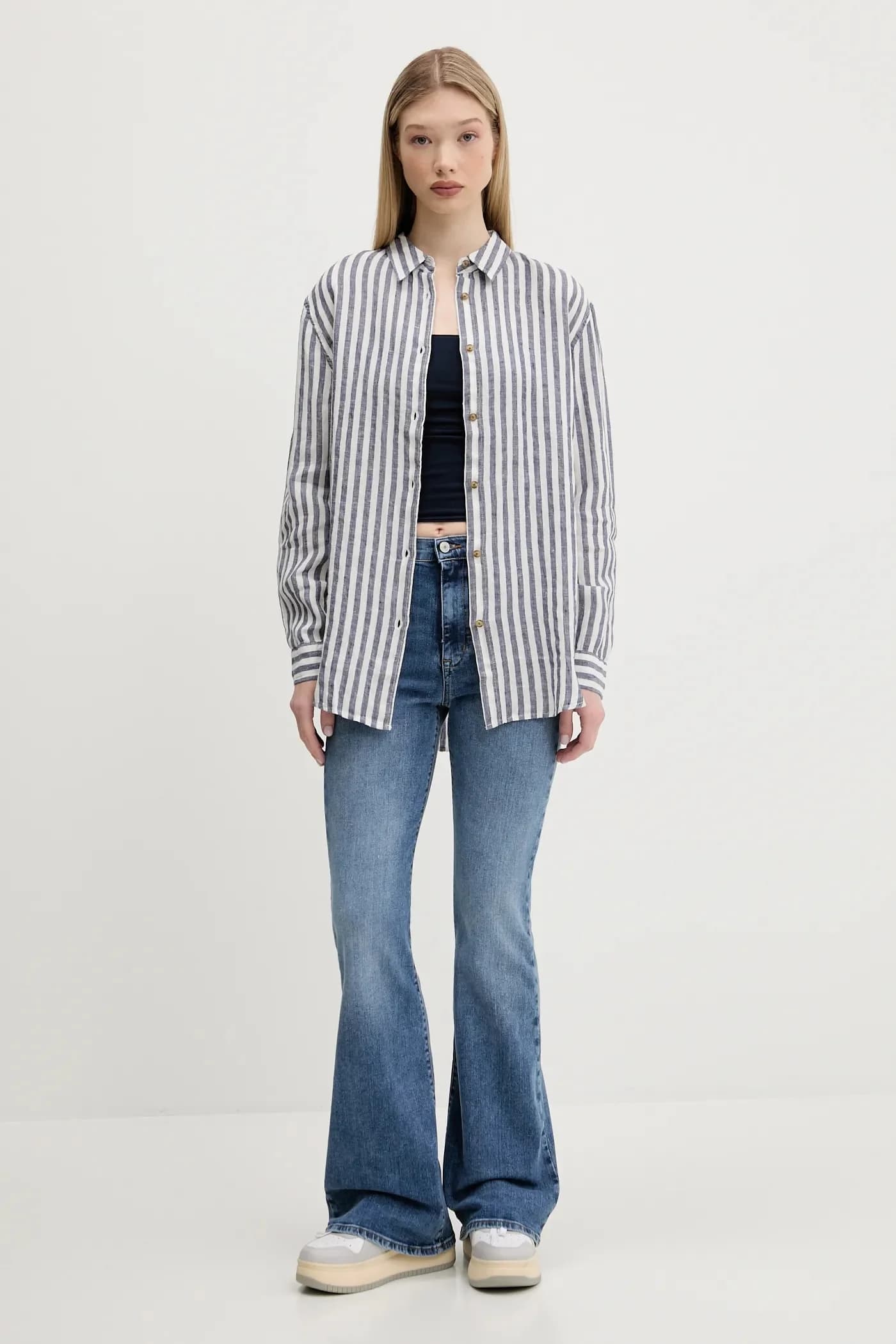 Льняная рубашка - фото 2