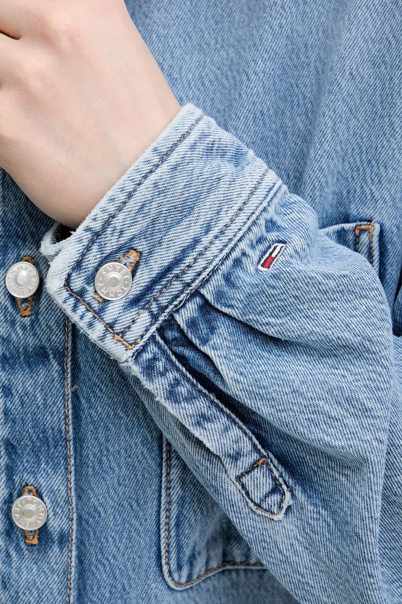 Джинсовая рубашка - фото 5