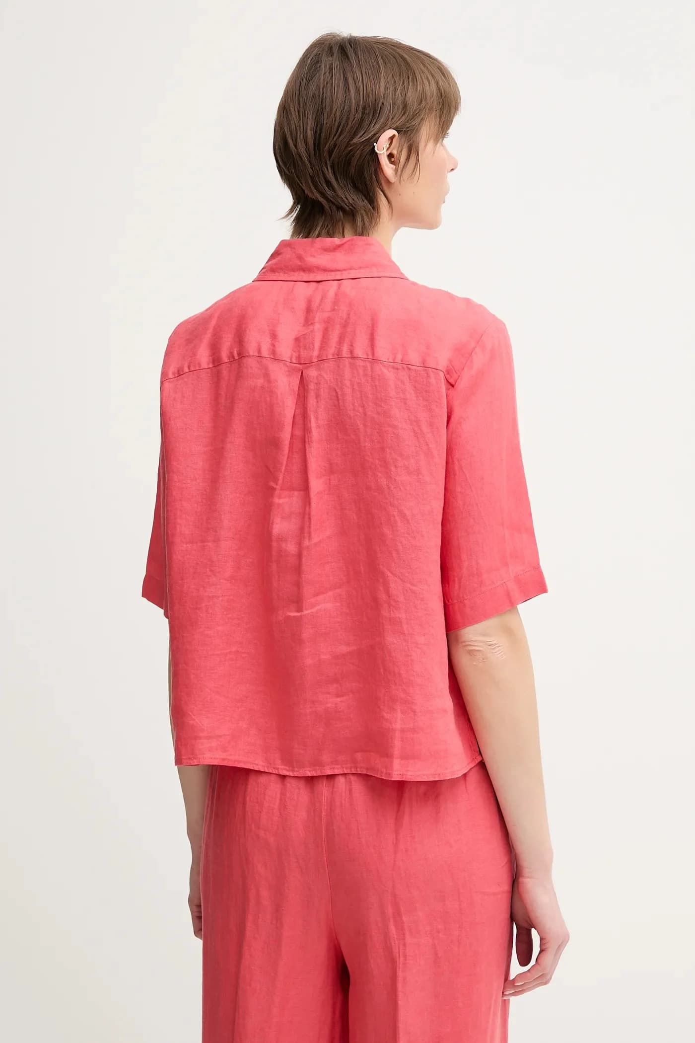 Льняная рубашка - фото 3