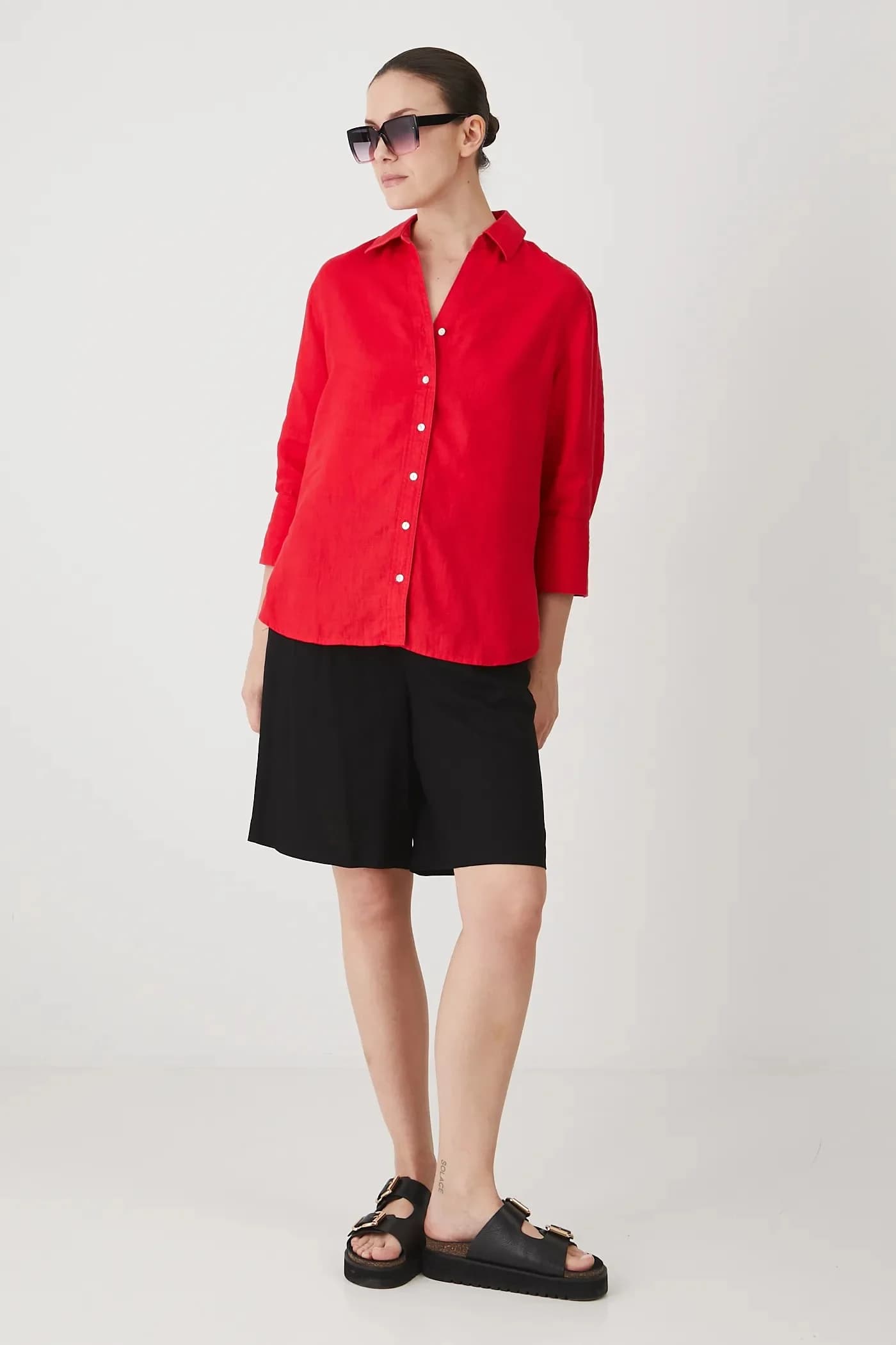 Льняная рубашка - фото 2