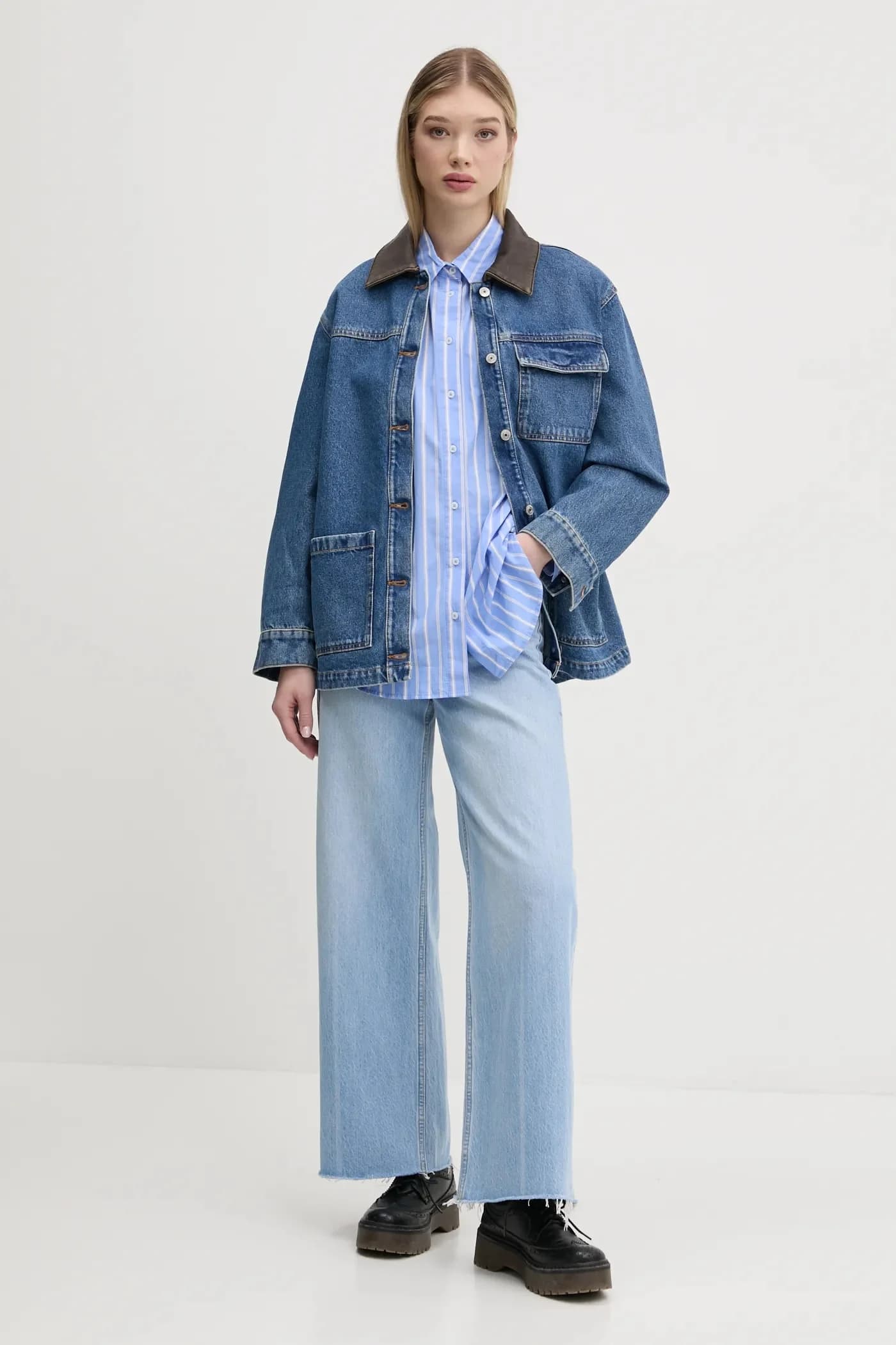 DONT DO IT рубашка из хлопка - фото 2