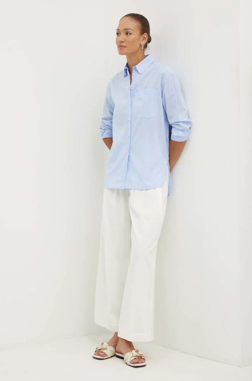 Хлопковая рубашка - фото 2