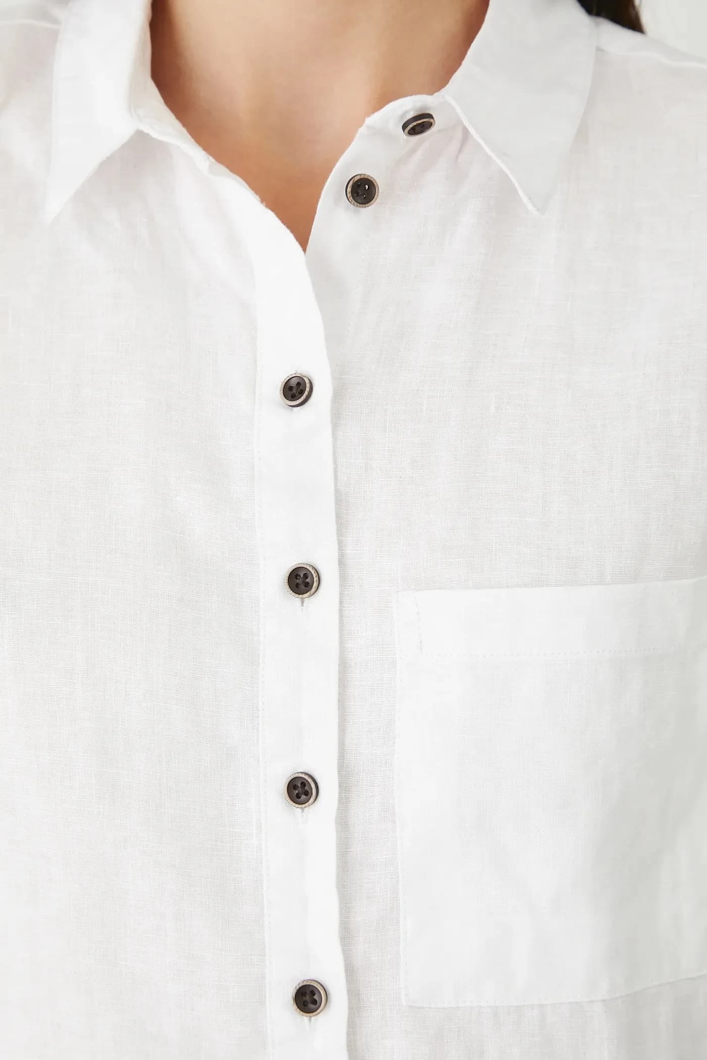 Льняная рубашка - фото 5