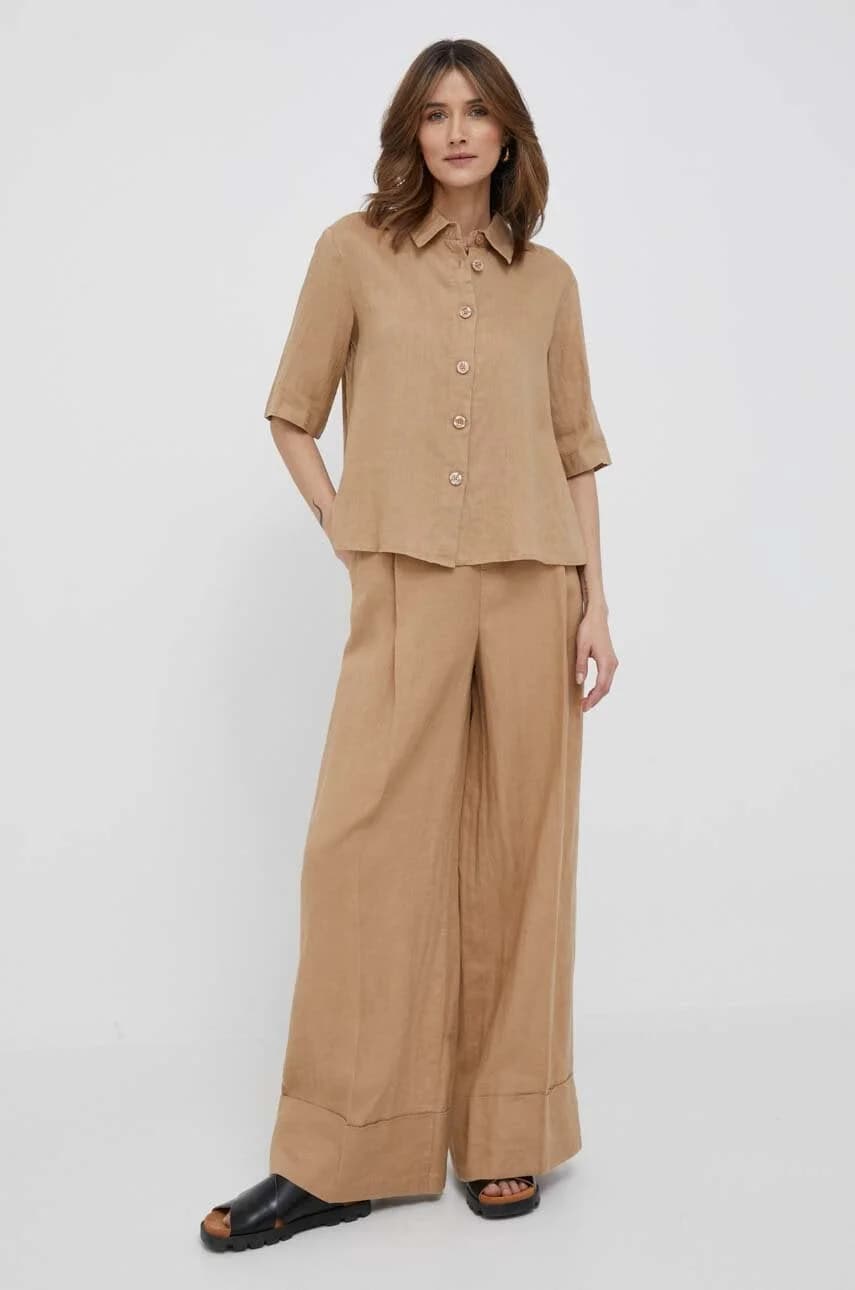 Льняная рубашка - фото 3