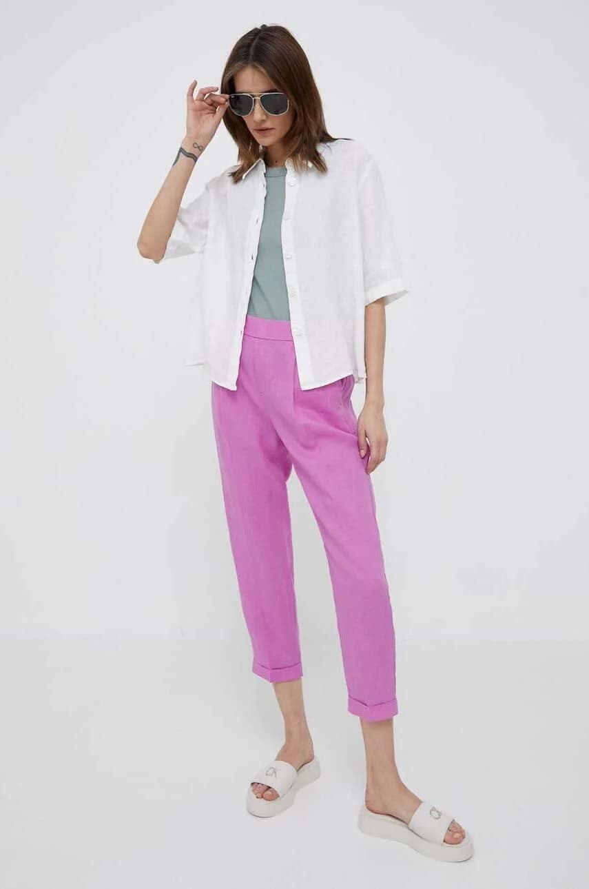 Льняная рубашка - фото 2