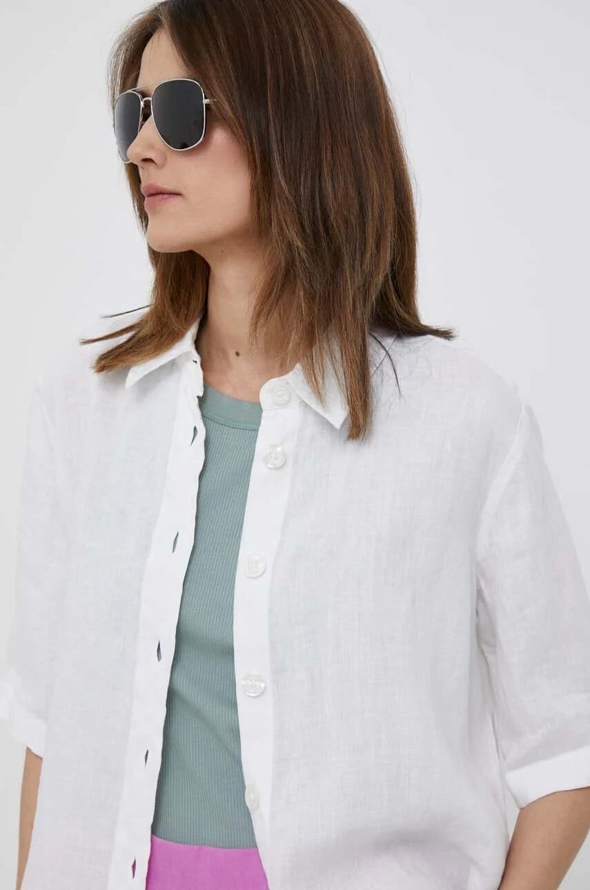 Льняная рубашка - фото 3