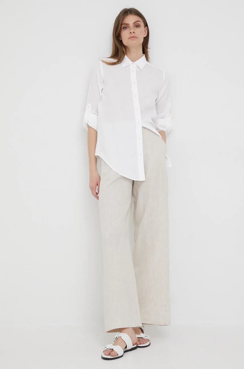 Льняная рубашка - фото 2