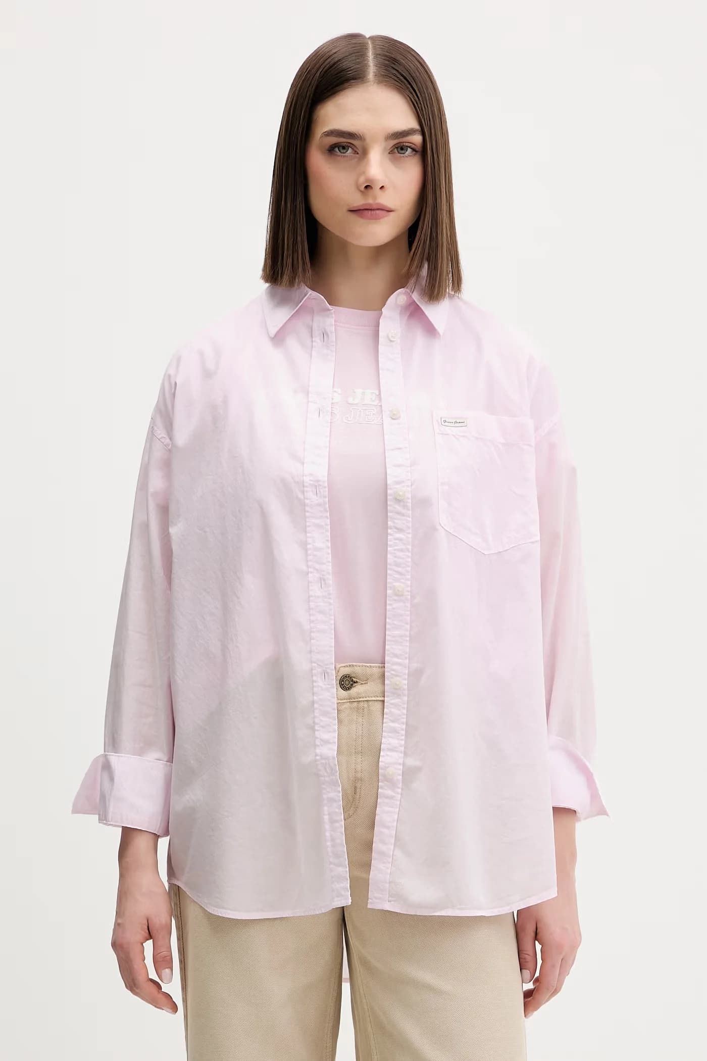 Женская хлопковая рубашка