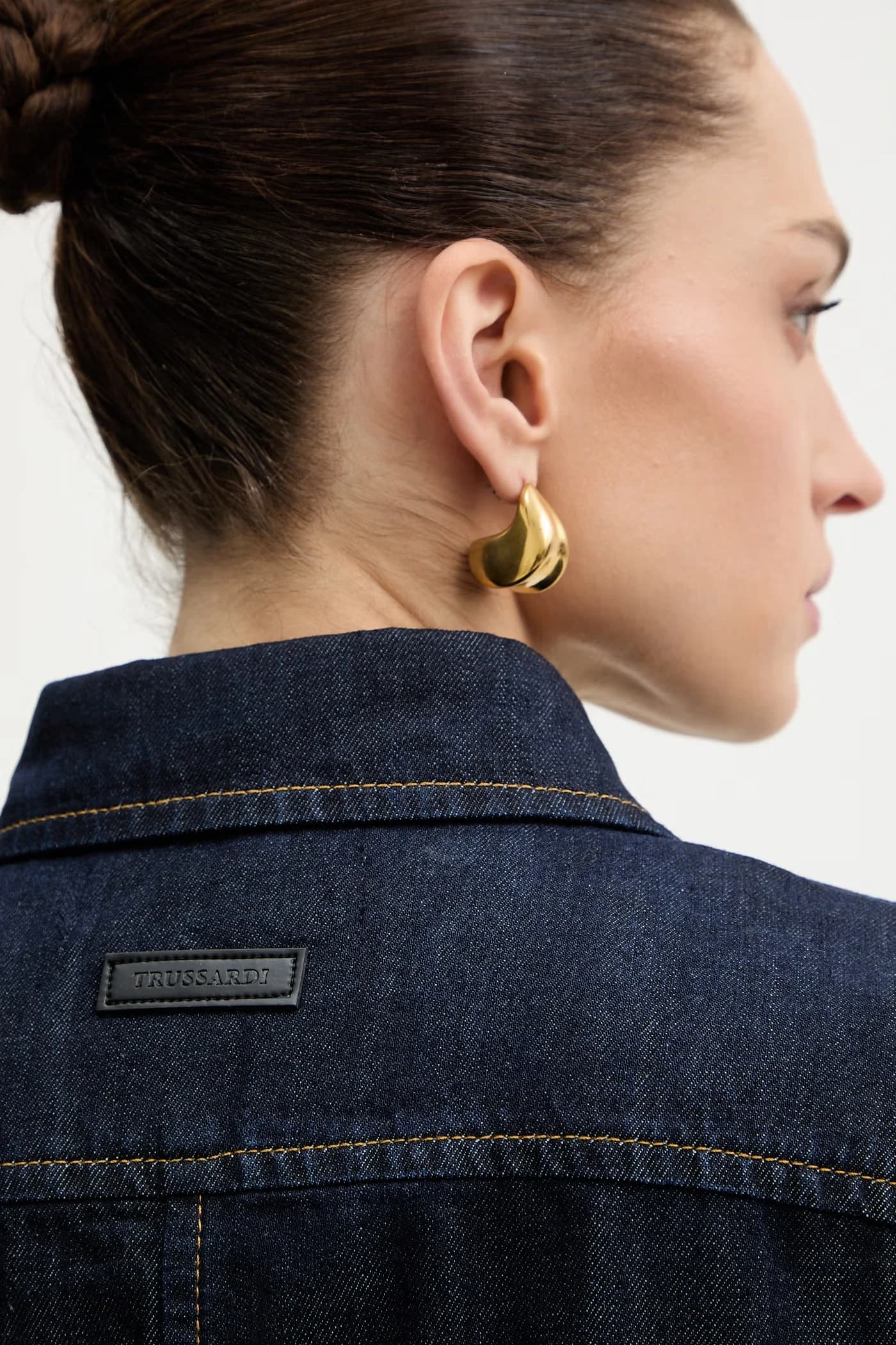 Женская джинсовая рубашка - фото 6