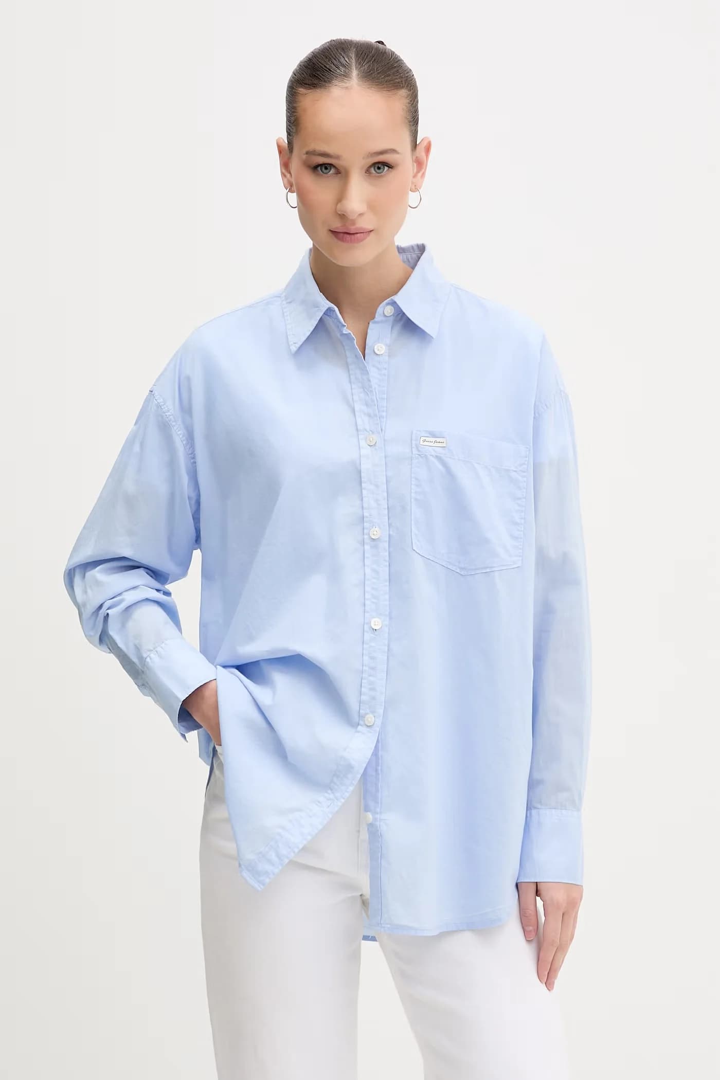 Женская хлопковая рубашка