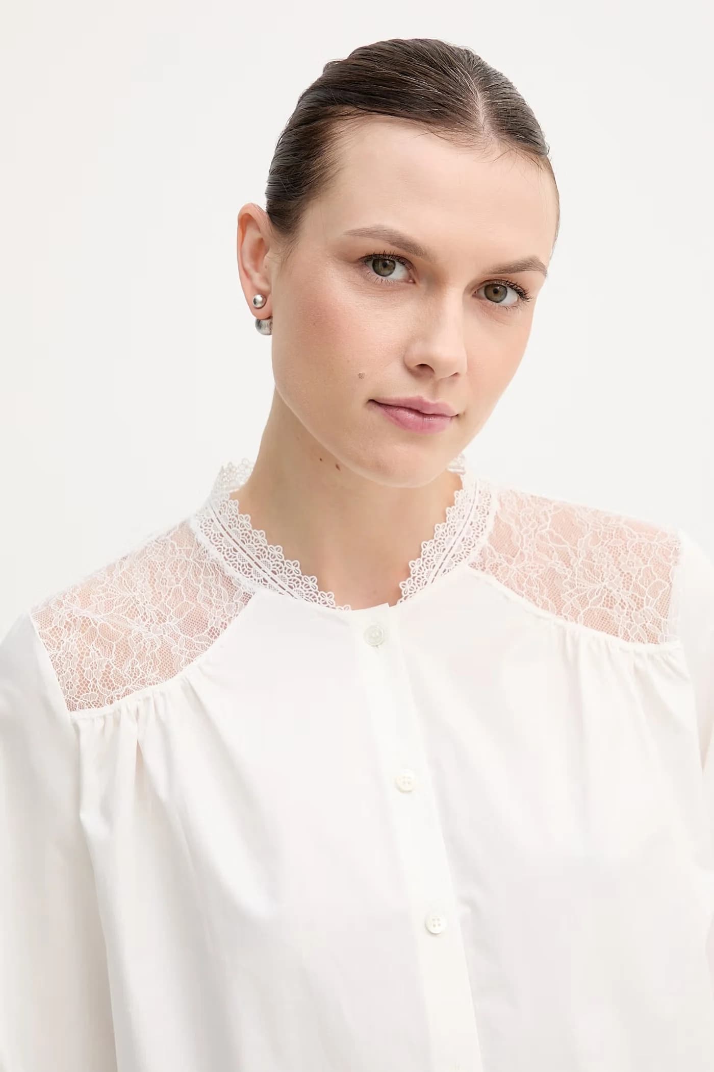 рубашка Inda из хлопка - фото 4