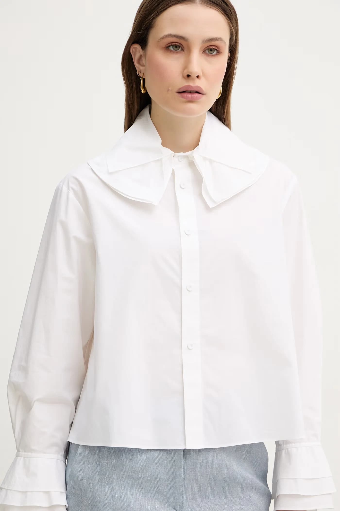 рубашка ERESIA из хлопка - фото 4