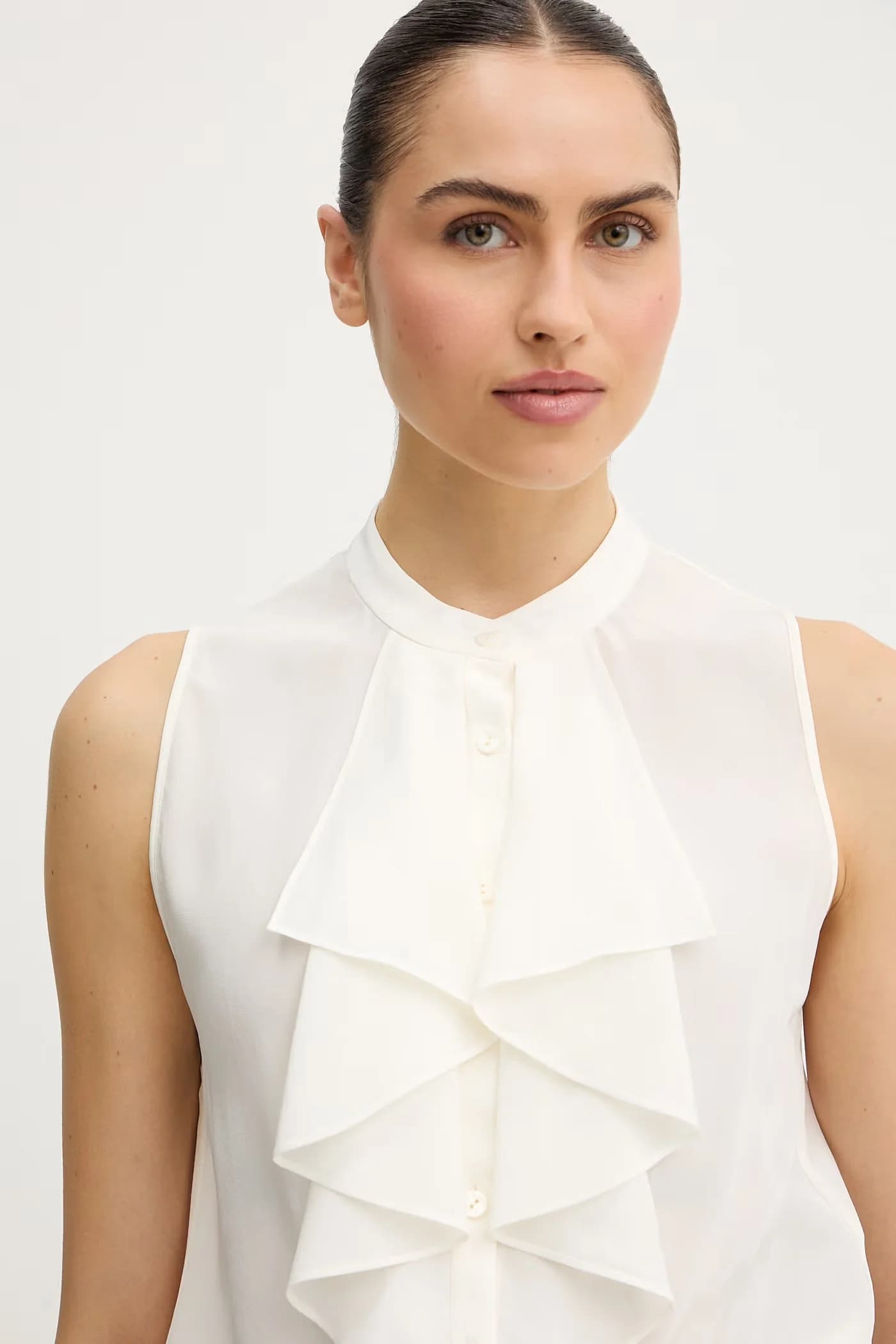 шелковая рубашка буррата - фото 4