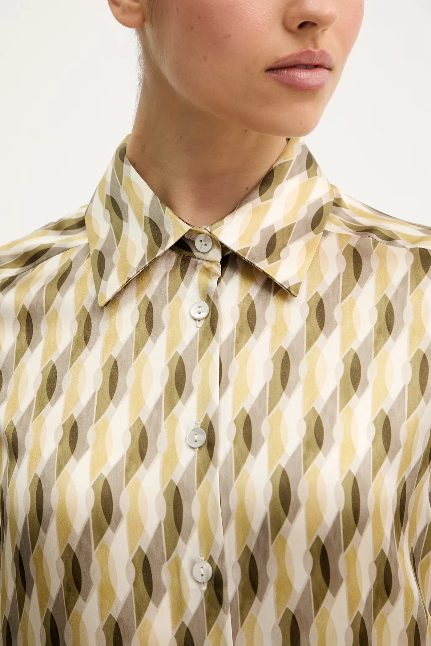 шелковая рубашка Бельпассо - фото 5