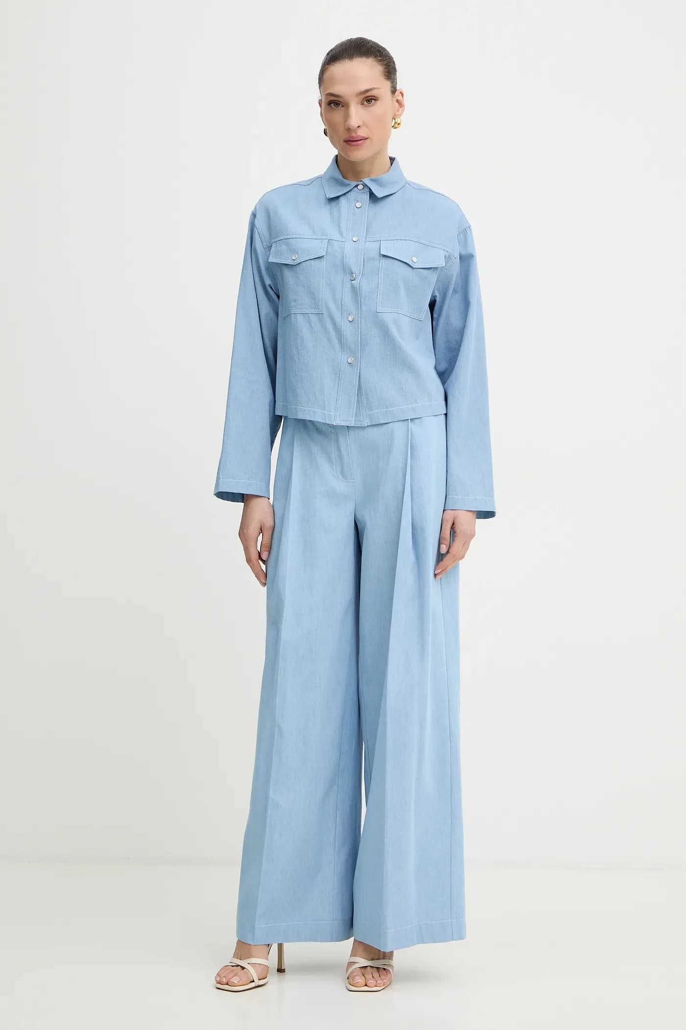 Хлопковая рубашка - фото 2